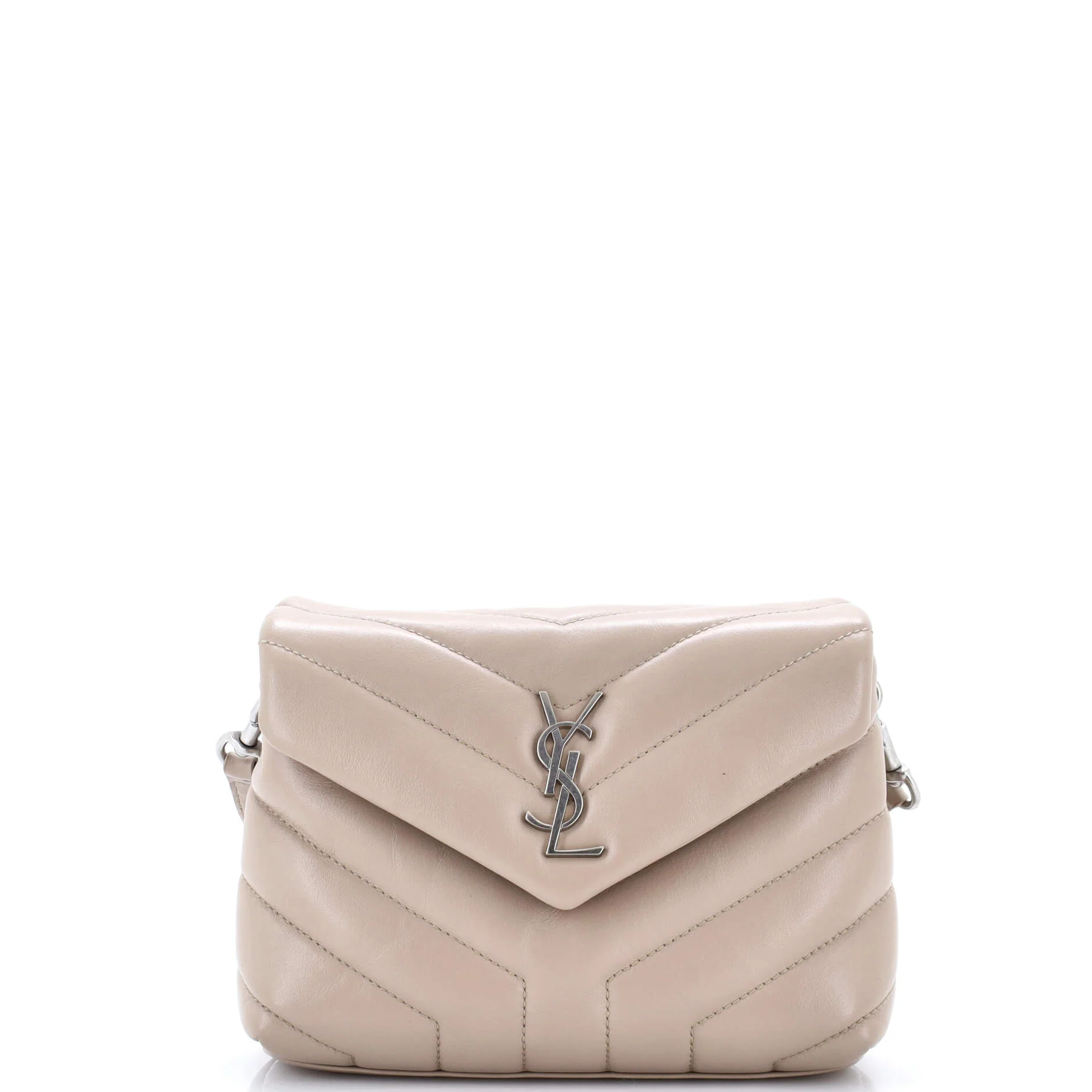 Loulou Shoulder Bag Matelasse Chevron Leather Toy