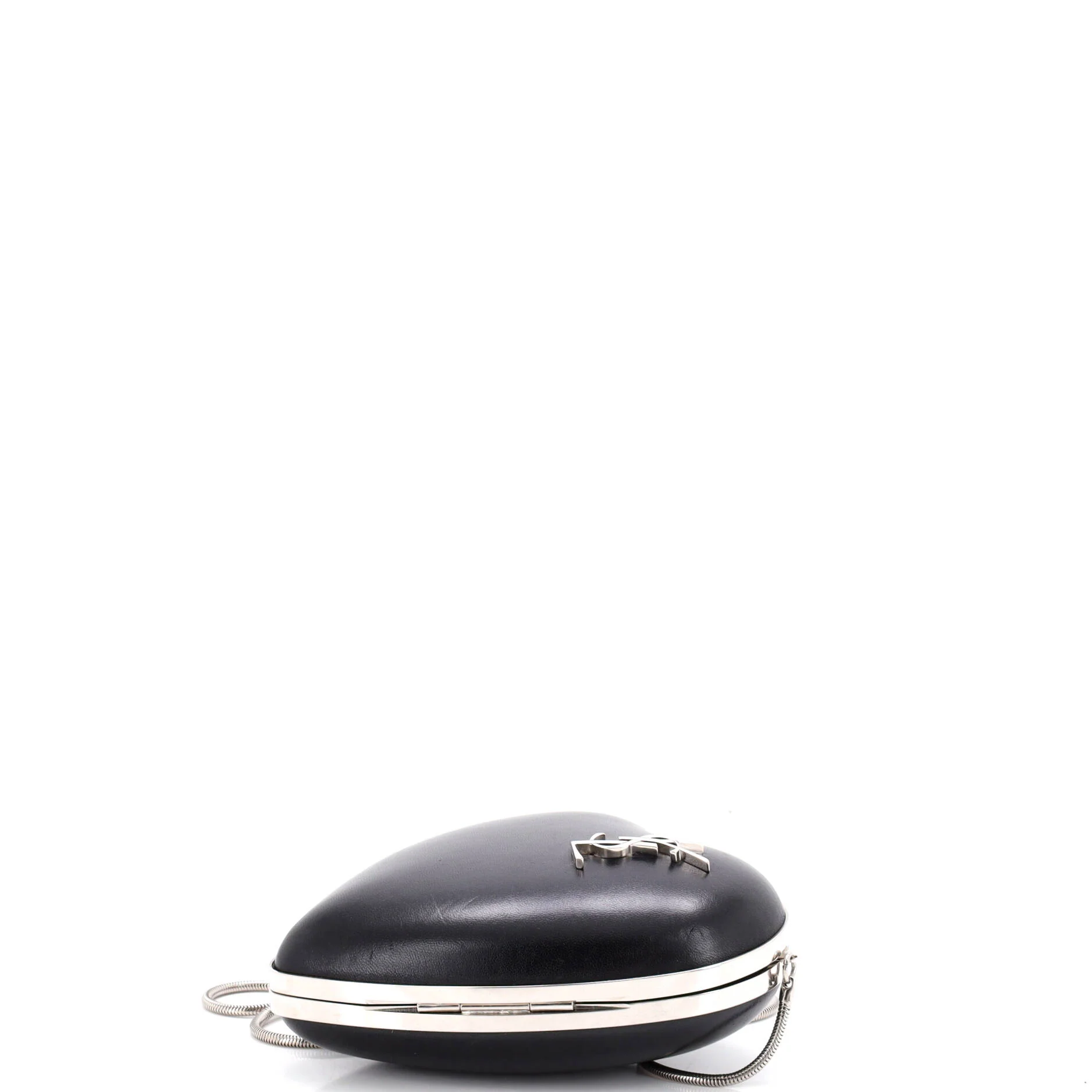 Love Heart Chain Box Clutch Leather Small - Image 4