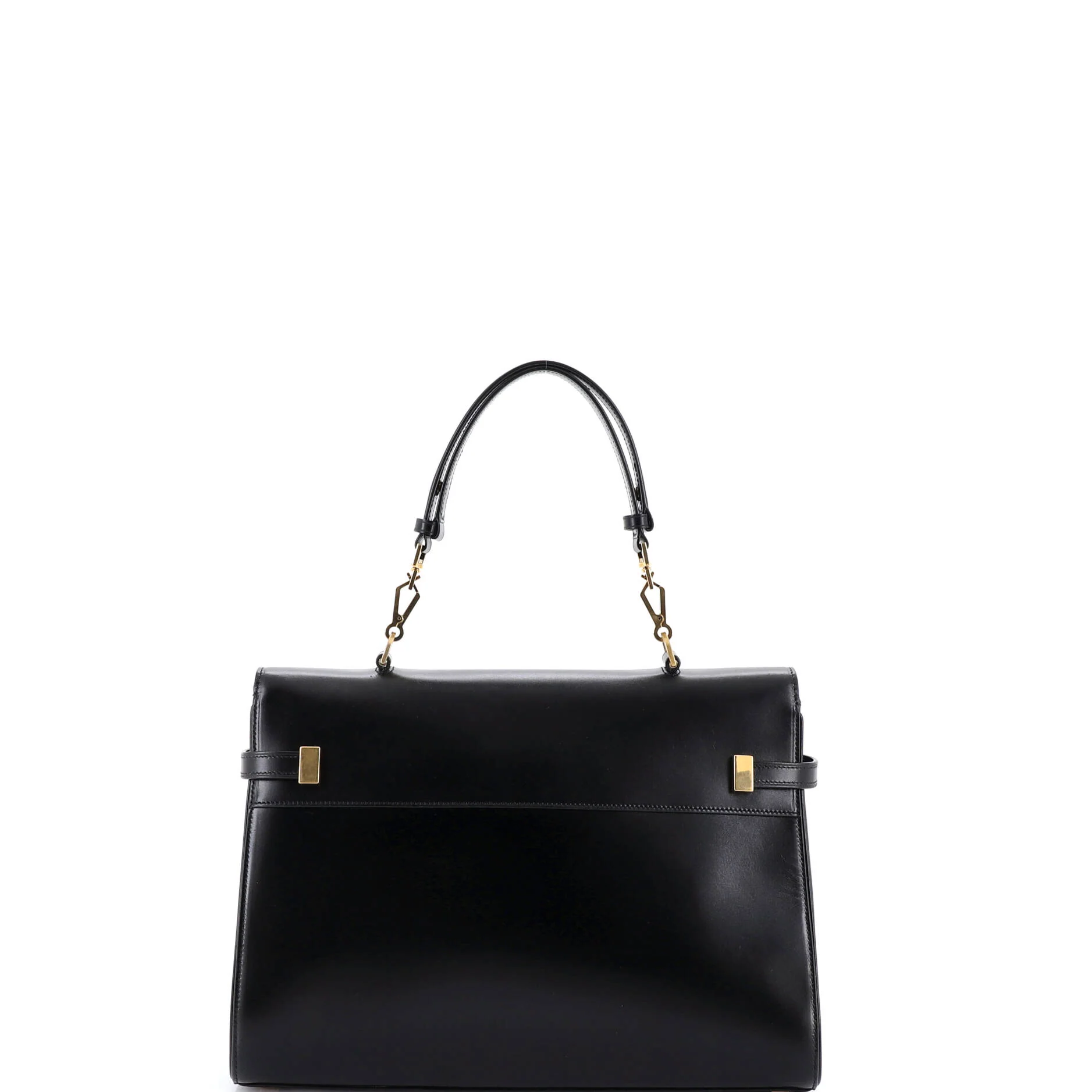 Manhattan Top Handle Flap Bag Leather Medium - Image 3