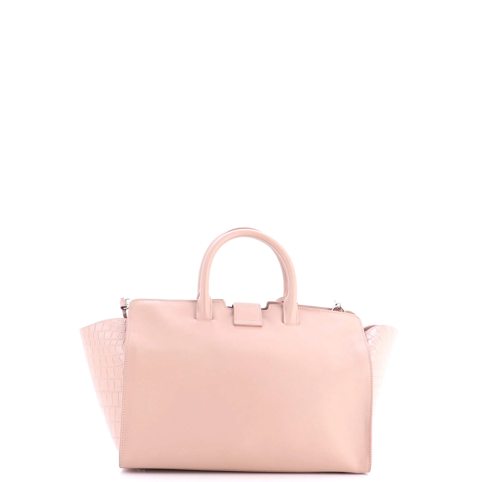 Monogram Cabas Downtown Leather with Crocodile Embossed Leather Small - Image 3