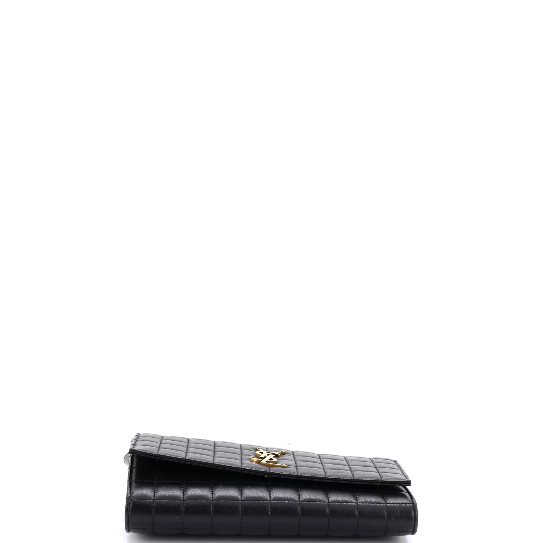 Monogram Flap Pouch Square Quilted Leather - Image 4