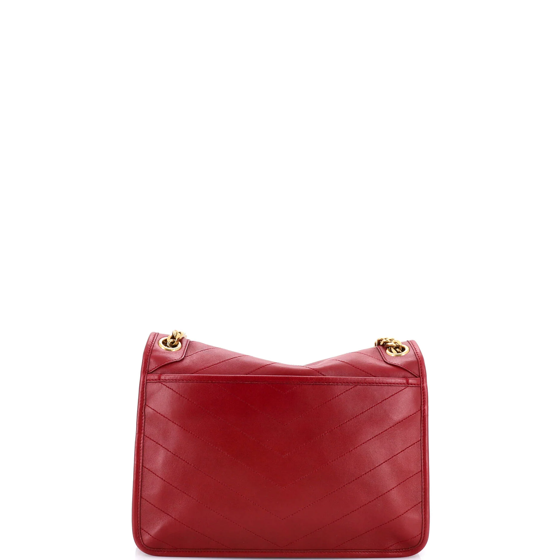 Niki Chain Flap Bag Matelasse Chevron Leather Medium - Image 3