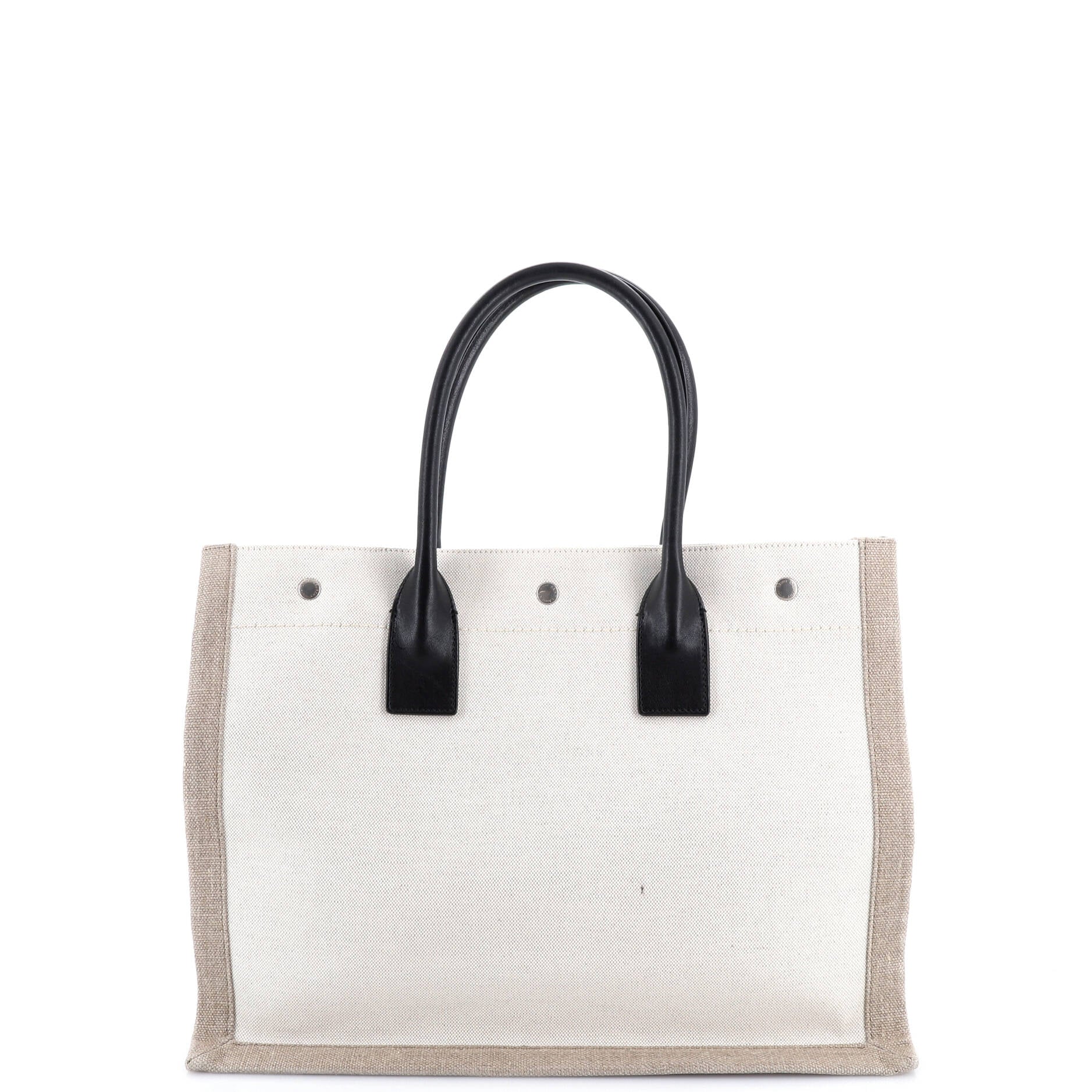 Rive Gauche Shopper Tote Canvas Small - Image 3