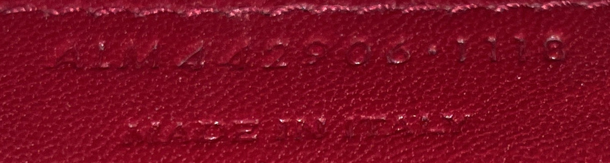 Sunset Crossbody Bag Crocodile Embossed Leather Medium - Image 7