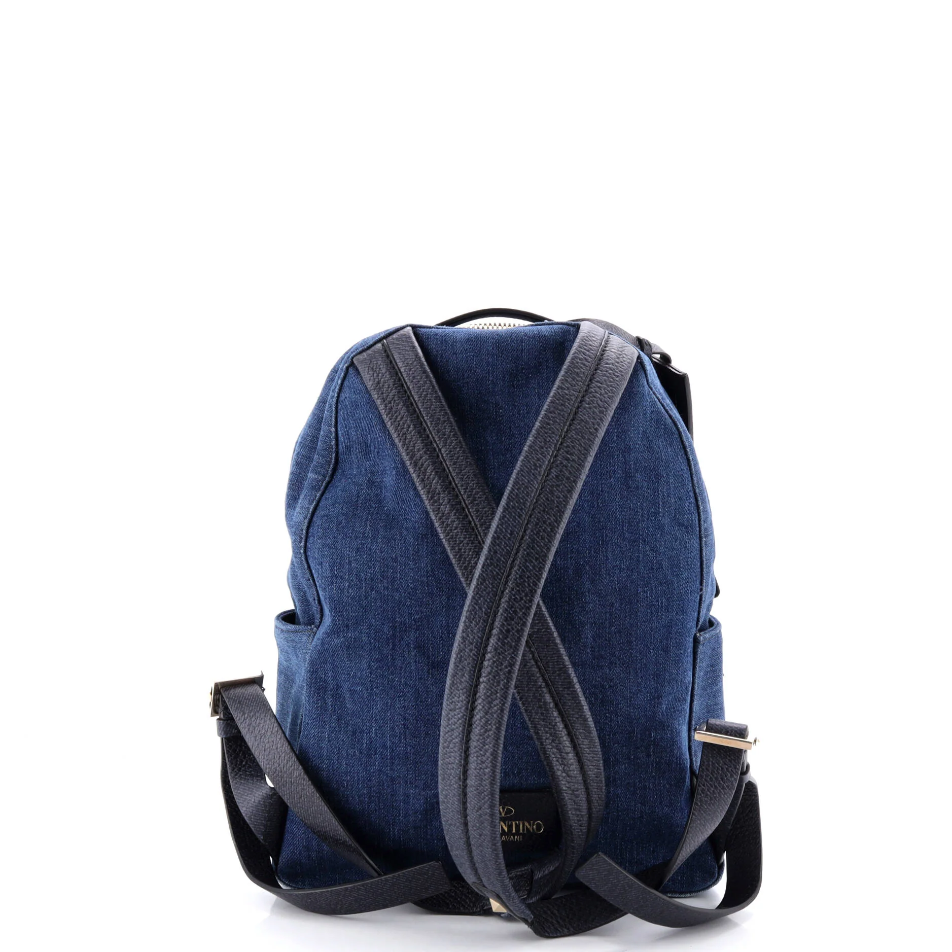 Backpack Denim with Butterfly Applique Medium - Image 3