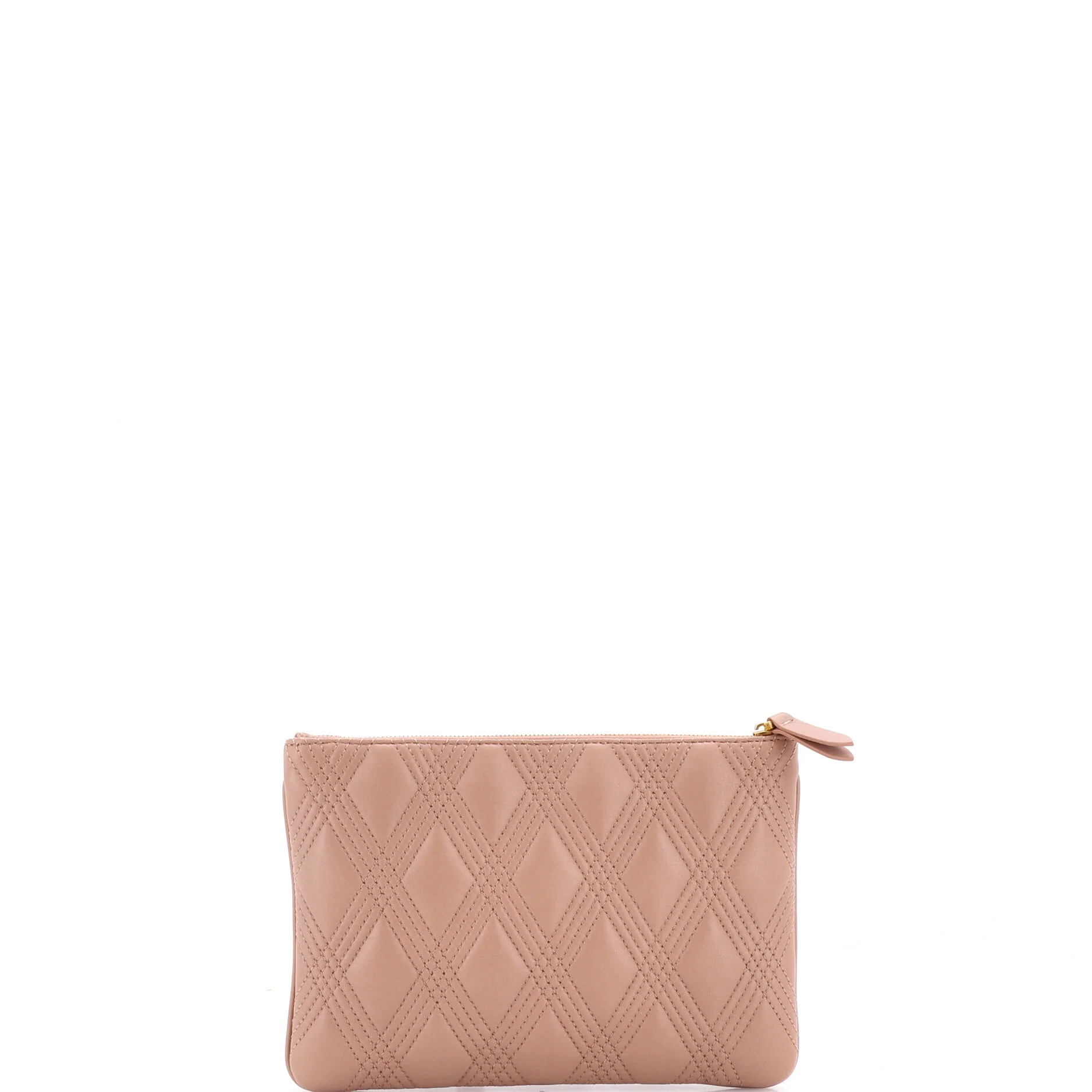 Quiltie 67 Zip Pouch Quilted Leather Medium - Image 3