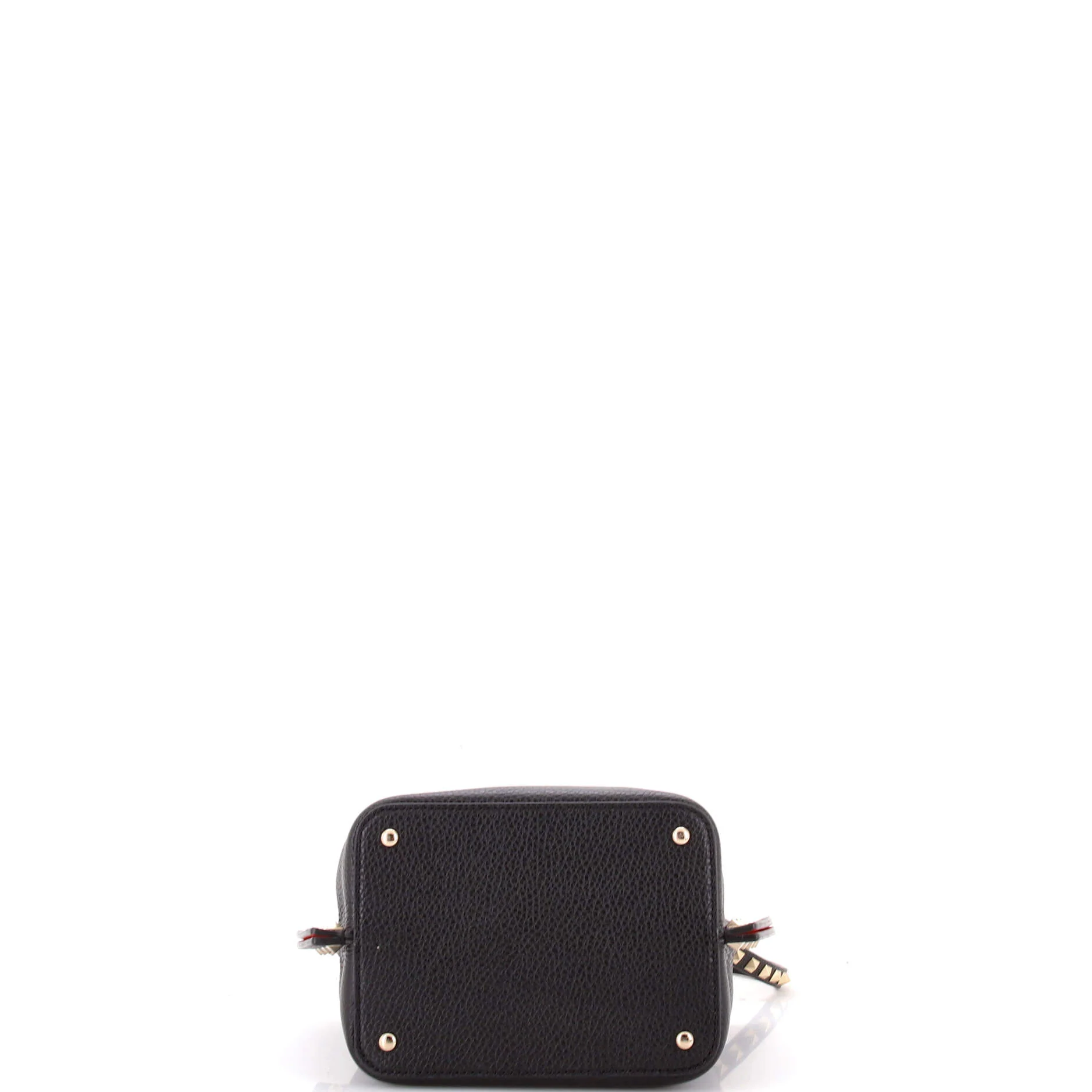 Rockstud Convertible Top Handle Open Tote Leather Mini - Image 4