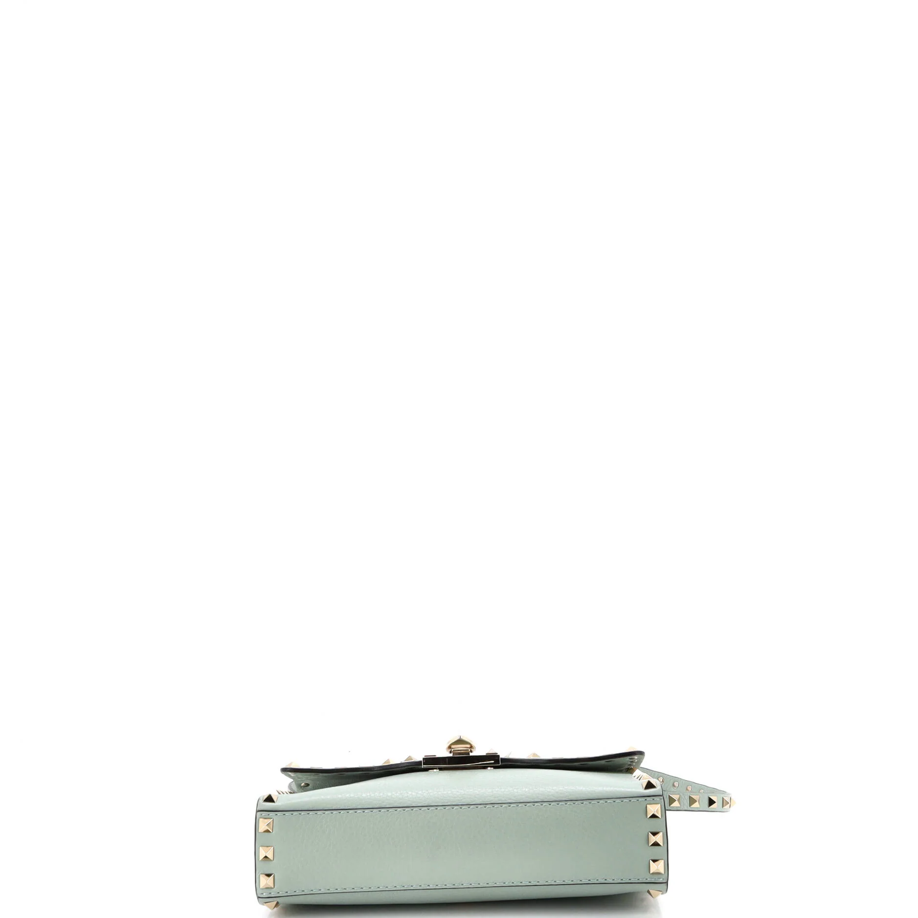 Rockstud Flip Lock Flap Bag Leather Medium - Image 4