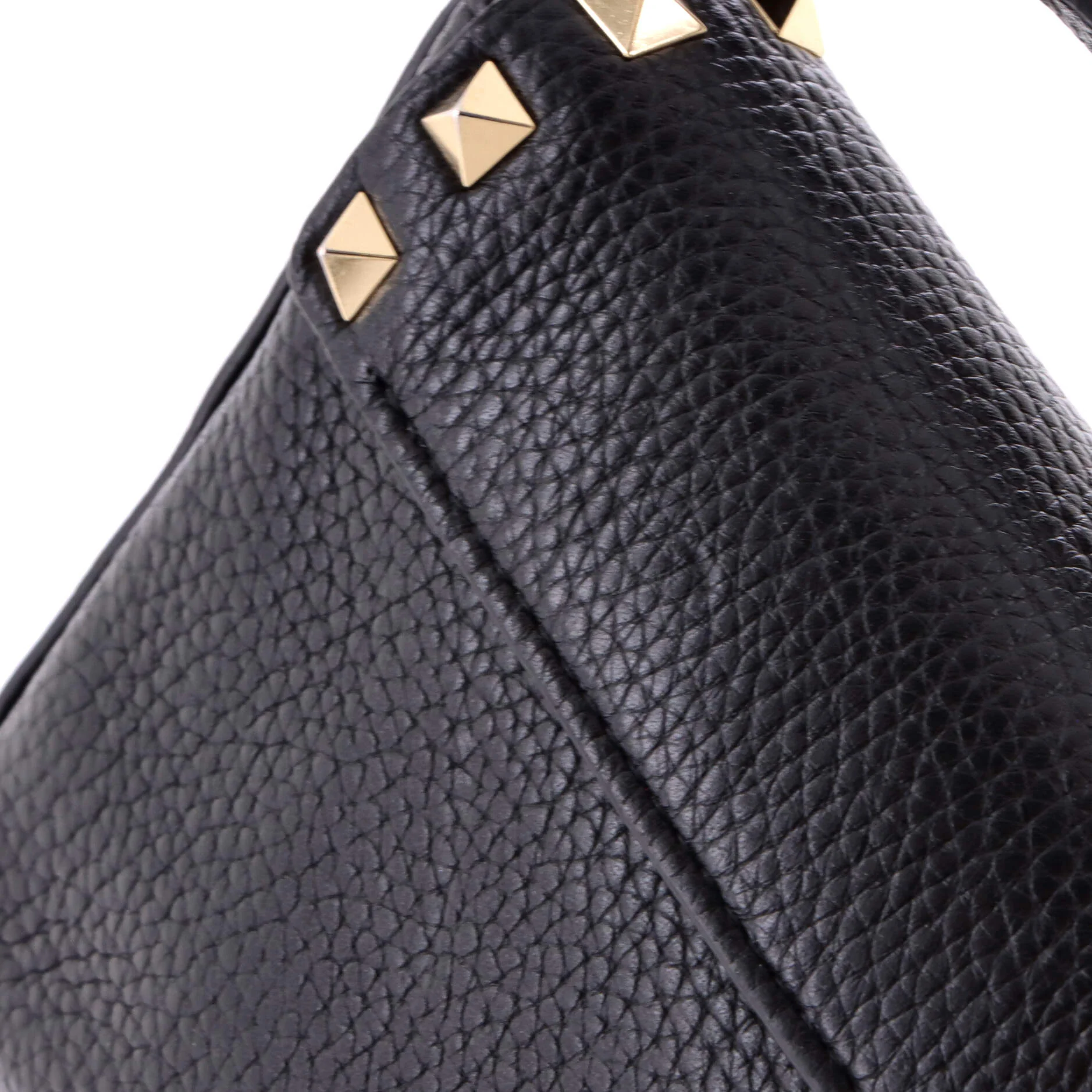 Rockstud Top Handle Crossbody Pouch Leather Mini - Image 7