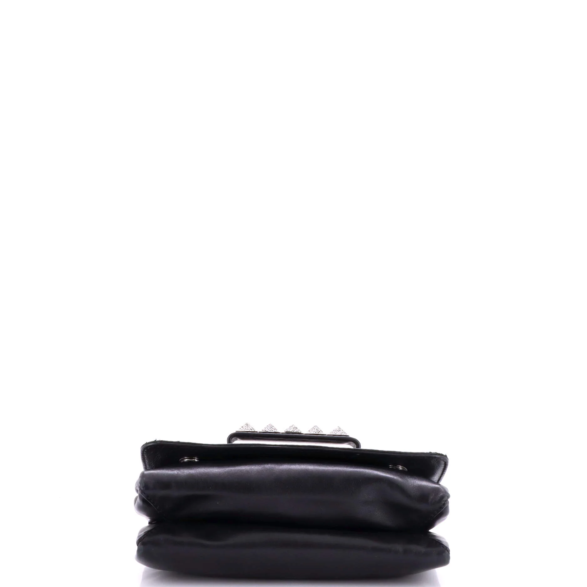 Va Va Voom Clutch Crystal Studs Leather Medium - Image 4
