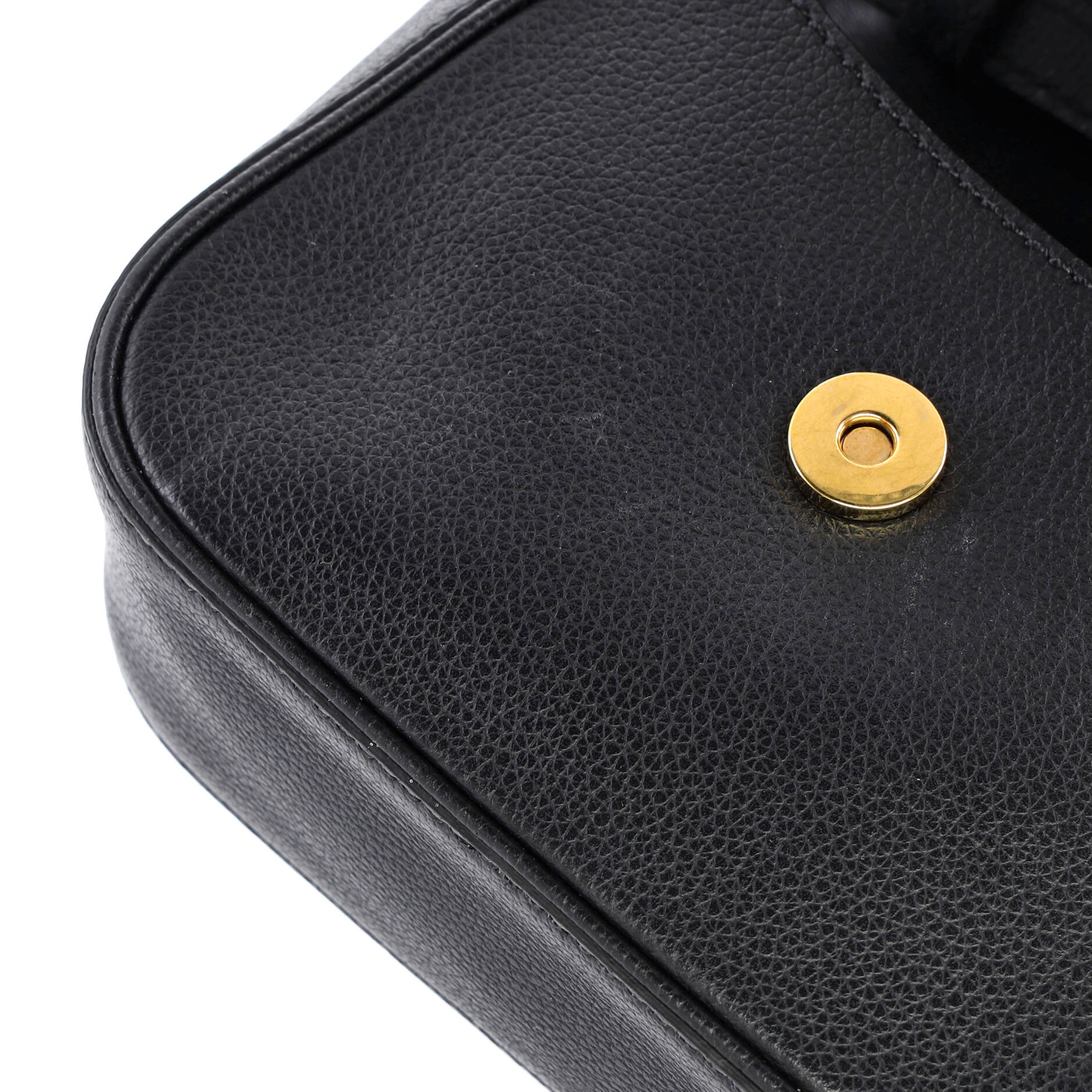 La Medusa Chain Top Handle Bag Leather Small - Image 6
