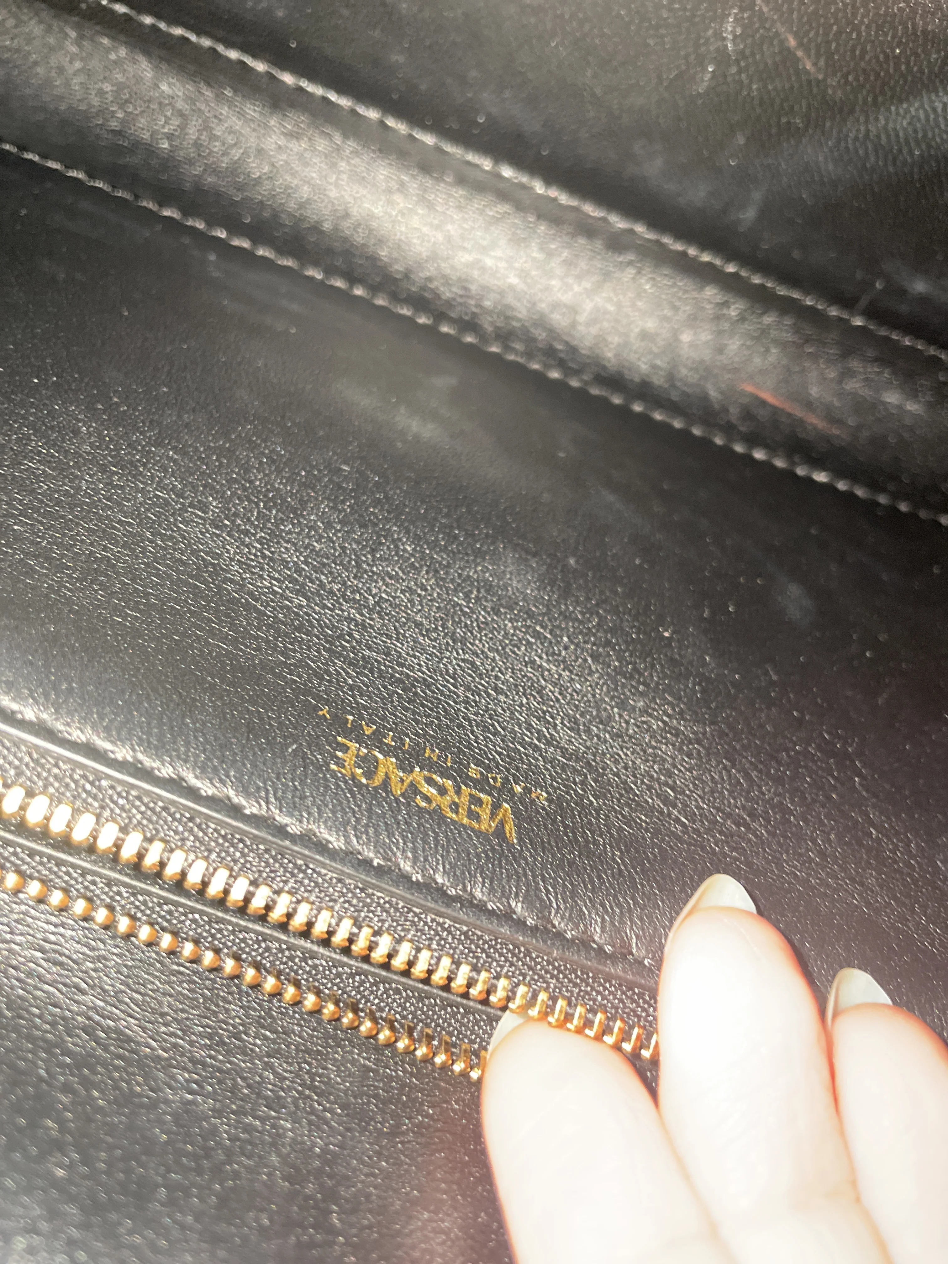 La Medusa Top Handle Bag Leather Medium - Image 6