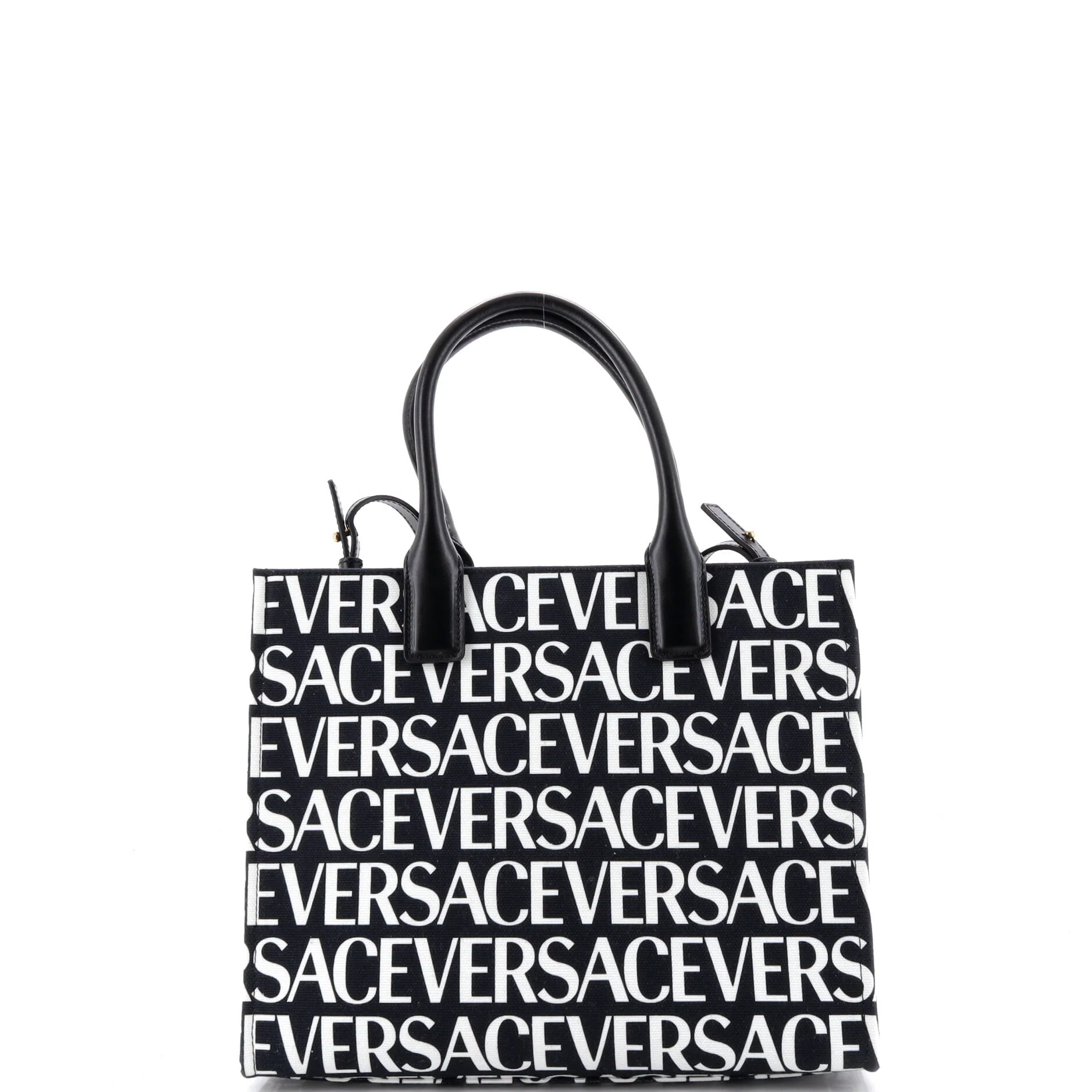 La Medusa Tote All Over Logo Canvas Small - Image 3