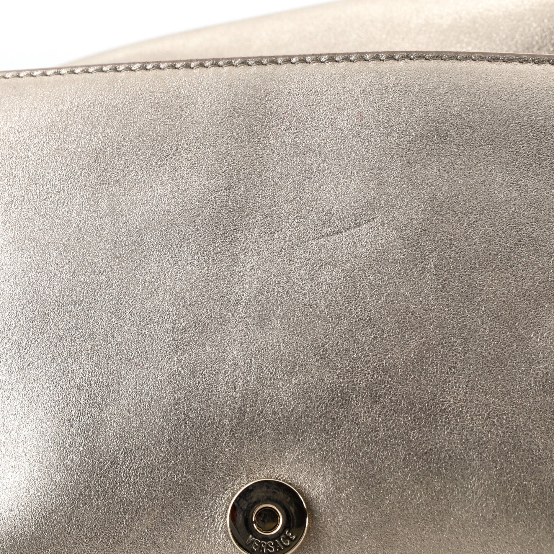 Palazzo Medusa Flap Bag Embellished Leather Small - Image 7