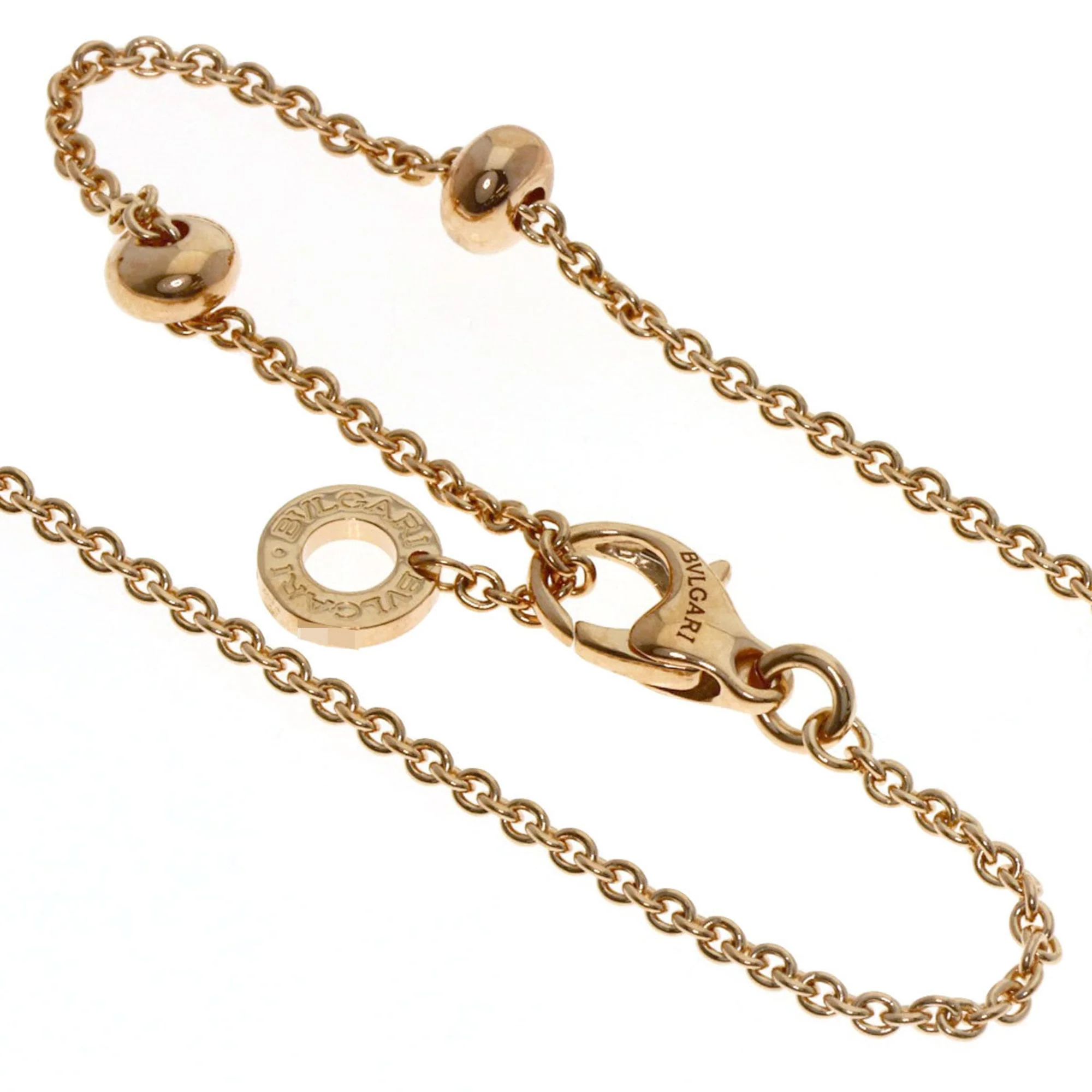 B.Zero1 Pendant Necklace 18K Rose Gold With Diamond - Image 3