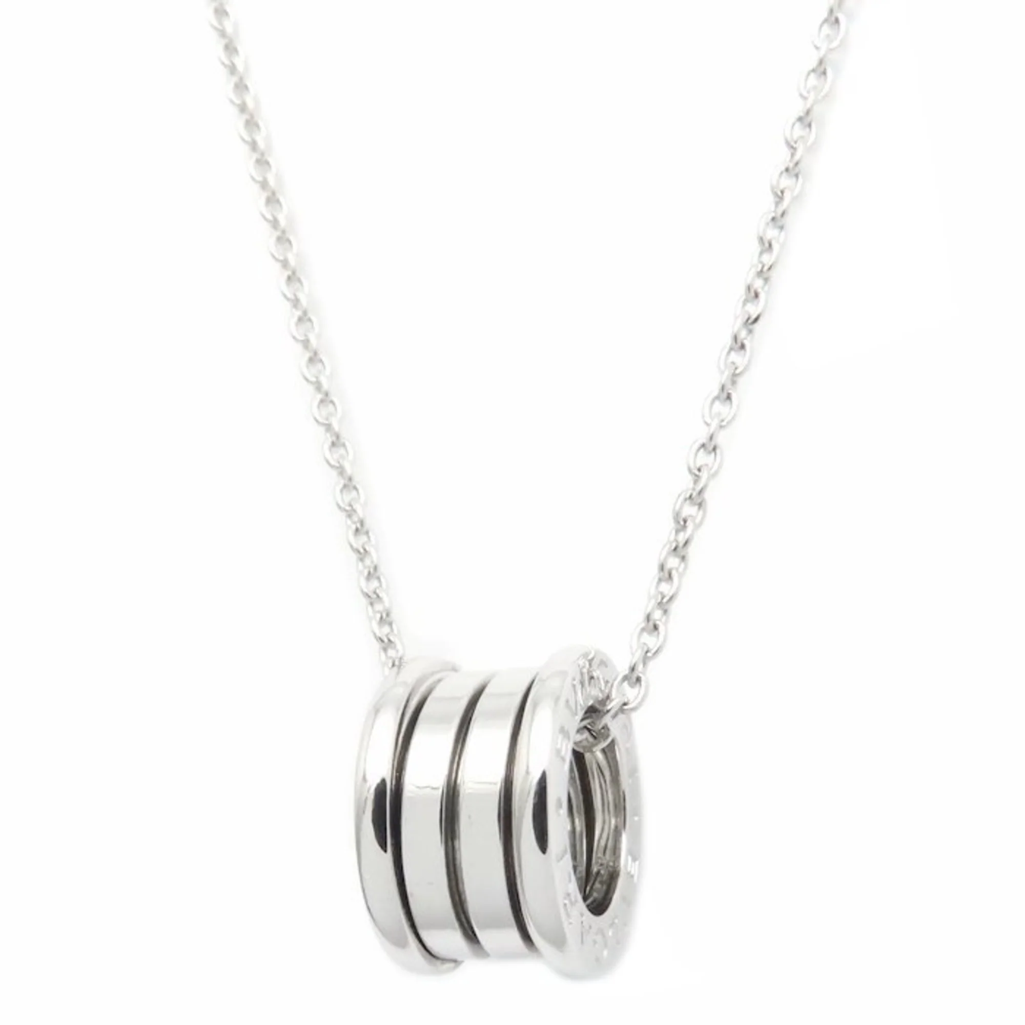 B.Zero1 Pendant Necklace 18K White Gold - Image 2