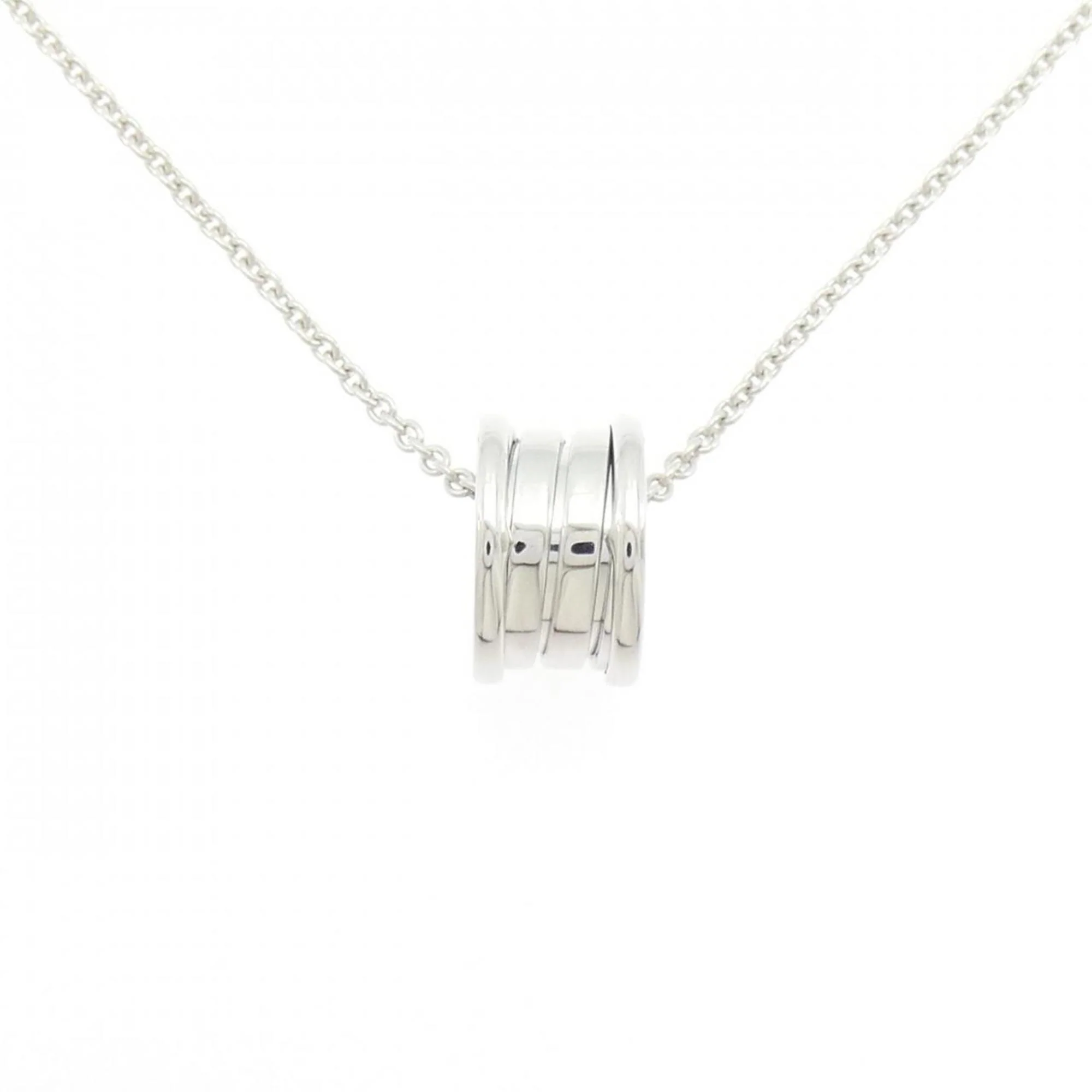 B.Zero1 Pendant Necklace 18K White Gold