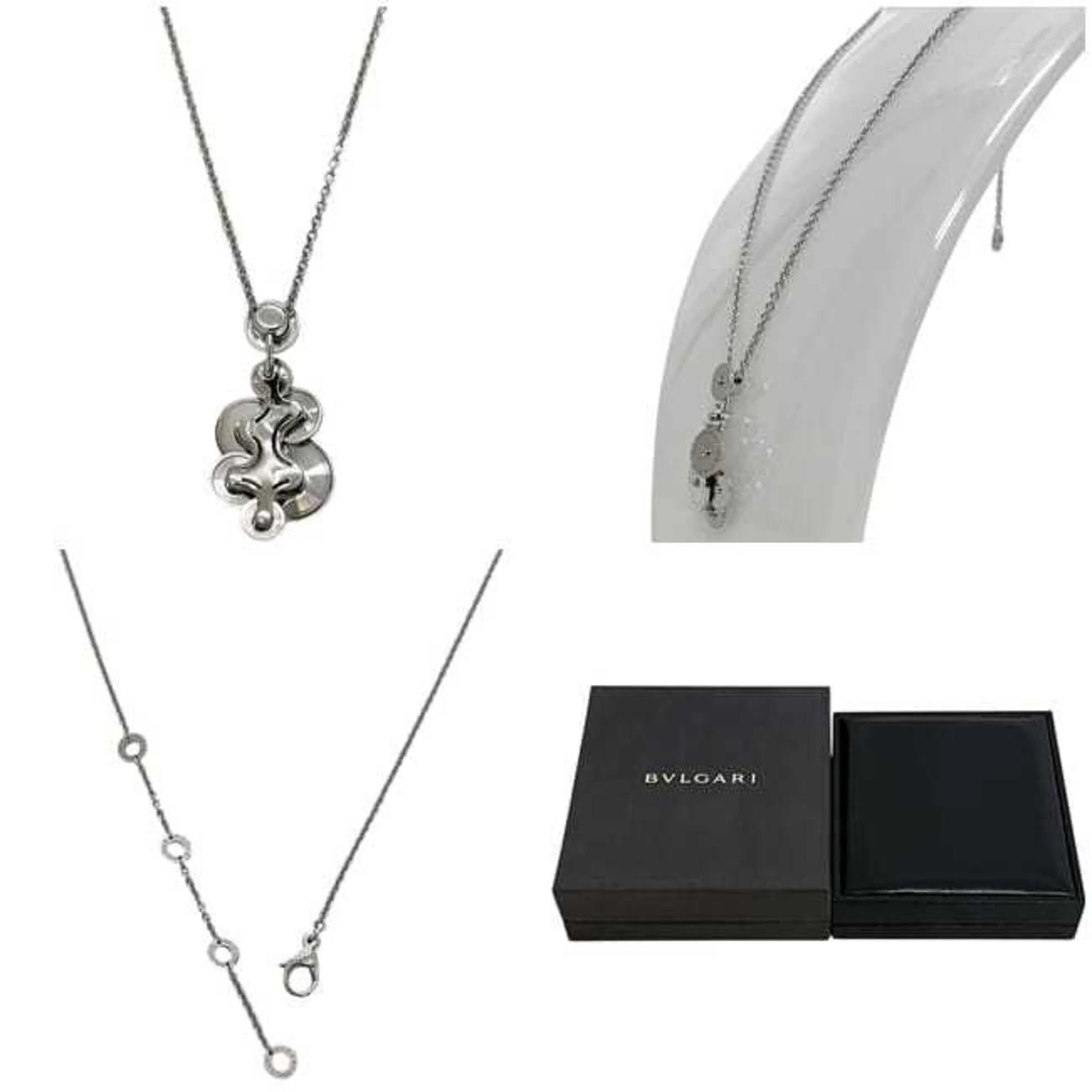 Cycladi Pendant Necklace 18K White Gold - Image 3