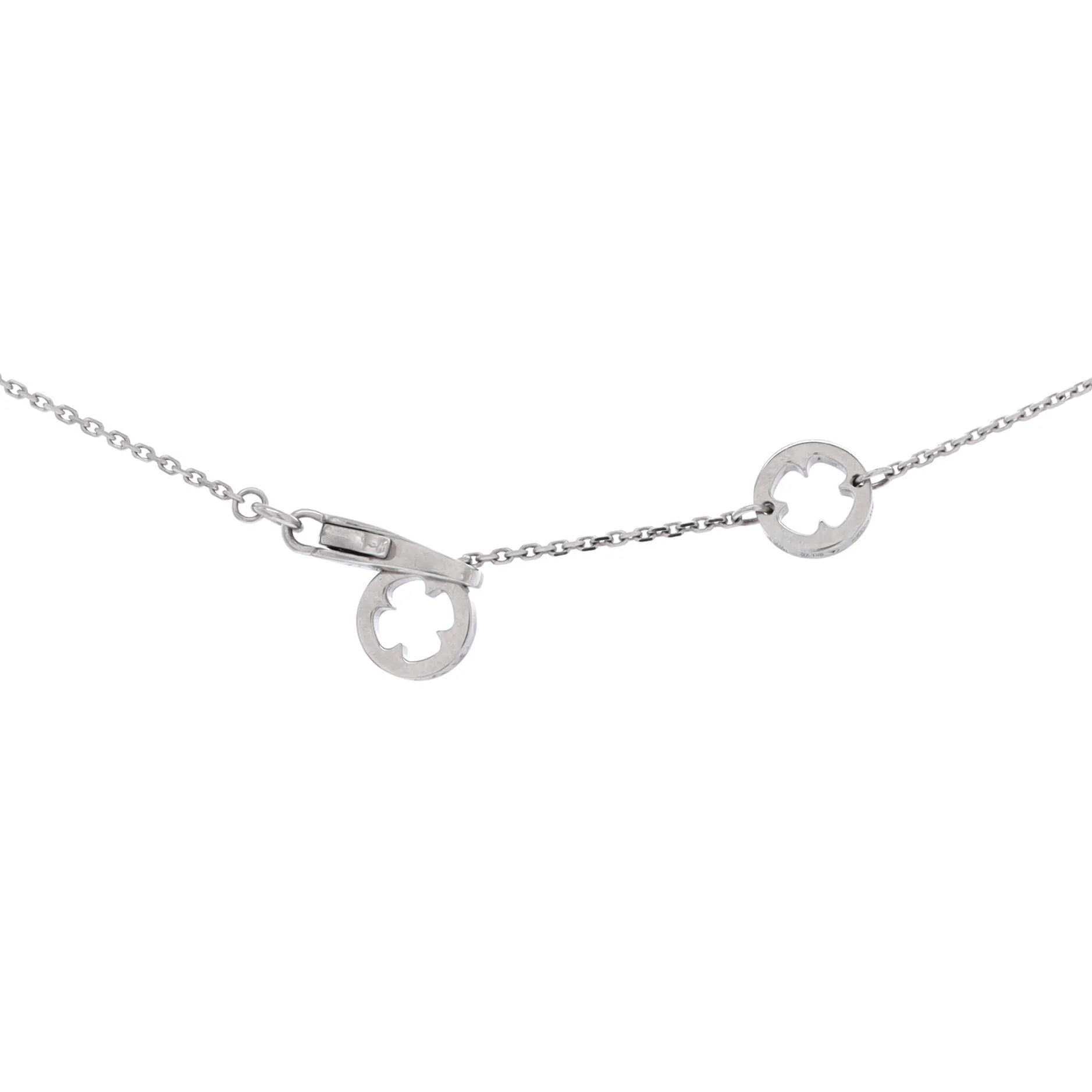 Fiorever Pendant Necklace 18K White Gold with Diamonds - Image 3