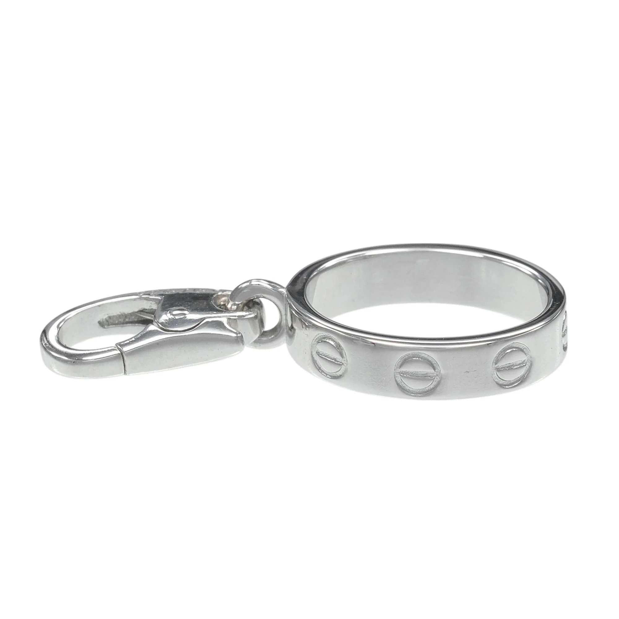 Baby Charm Pendant Top 18K White Gold - Image 5