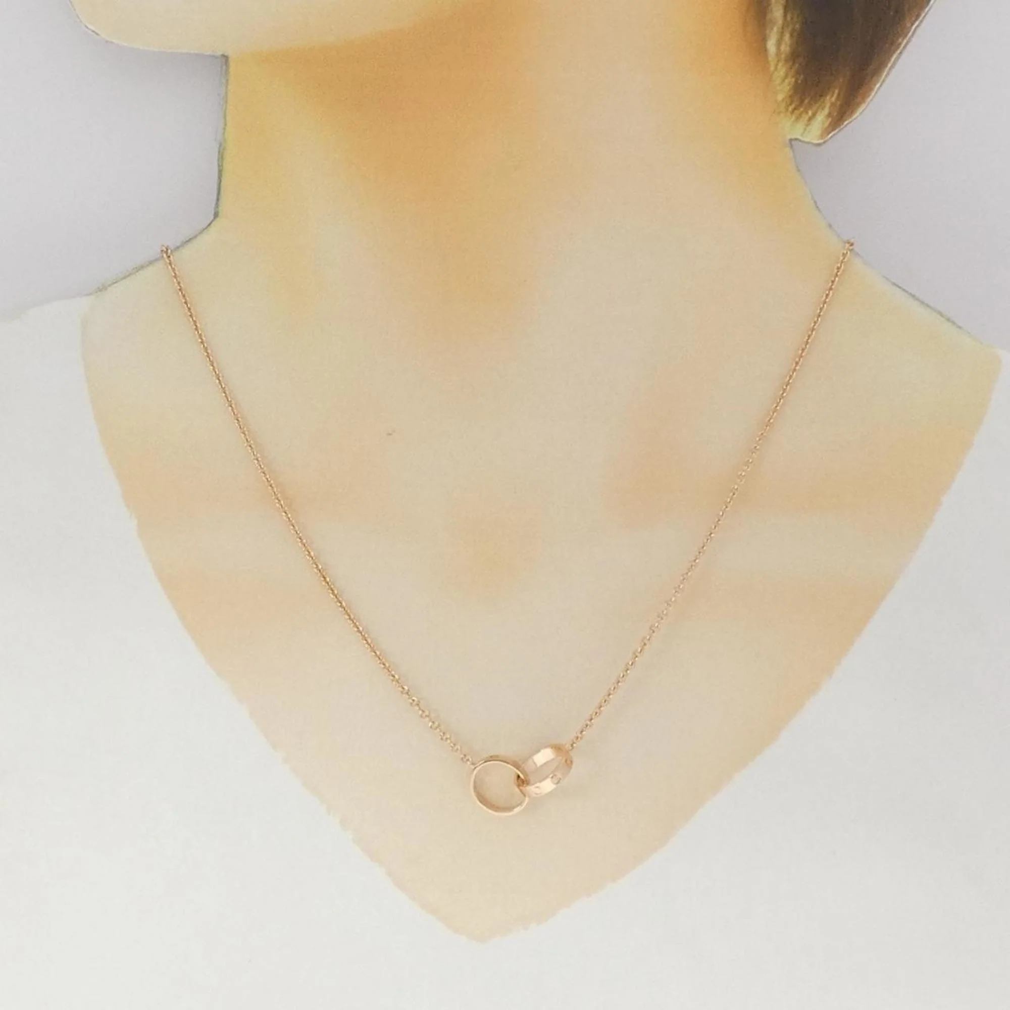 Baby Love Pendant Necklace 18K Rose Gold - Image 5