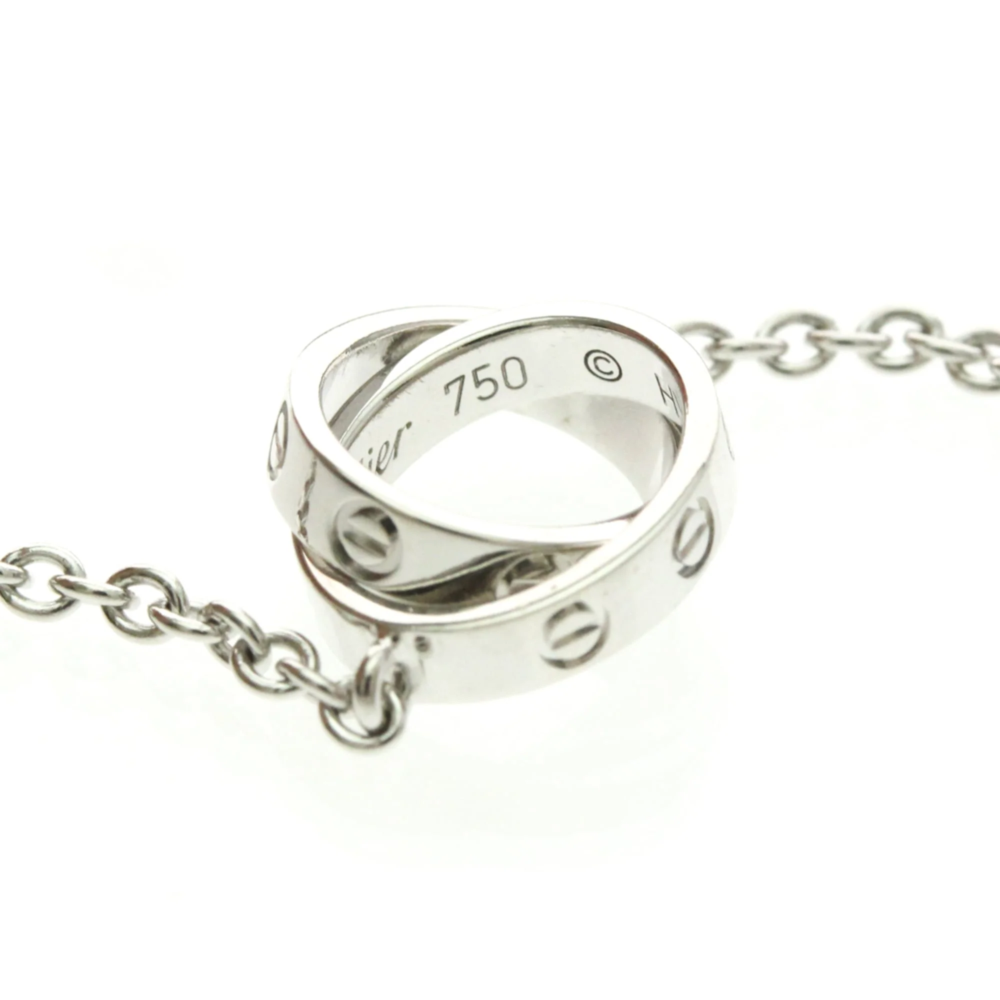 Baby Love Pendant Necklace 18K White Gold - Image 9