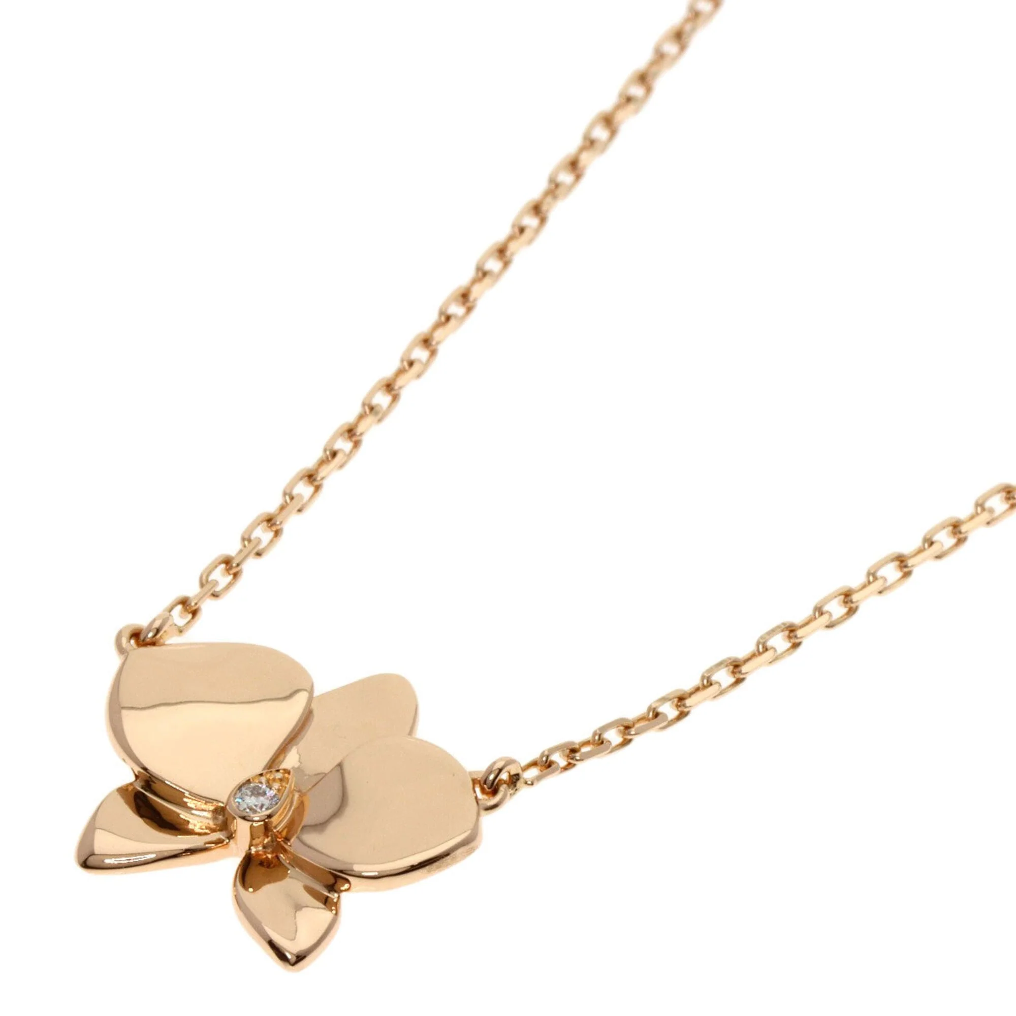 Caresse d'Orchidées Par Pendant Necklace 18K Rose Gold with Diamond