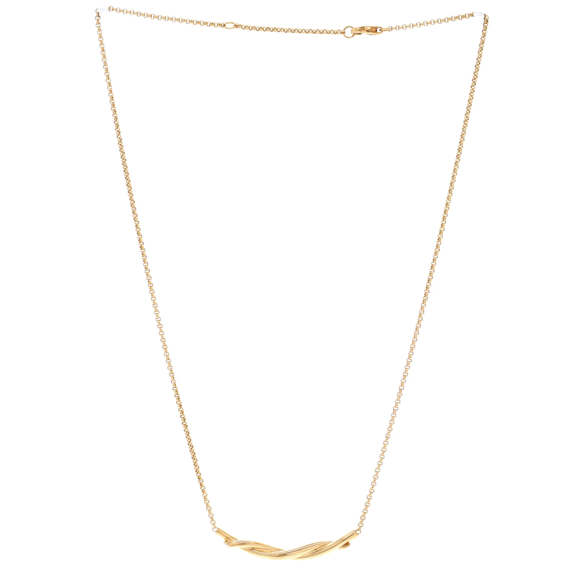 Entrelaces Pendant Necklace 18K Yellow Gold - Image 3