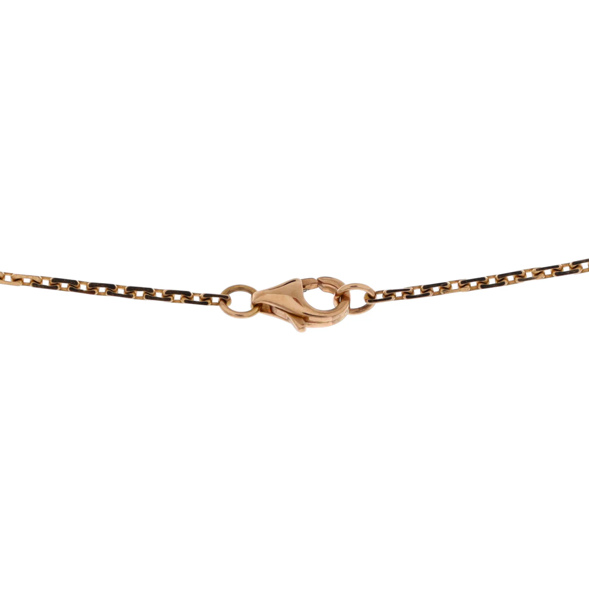 Love Interlocking Necklace 18K Rose Gold with Diamonds - Image 3