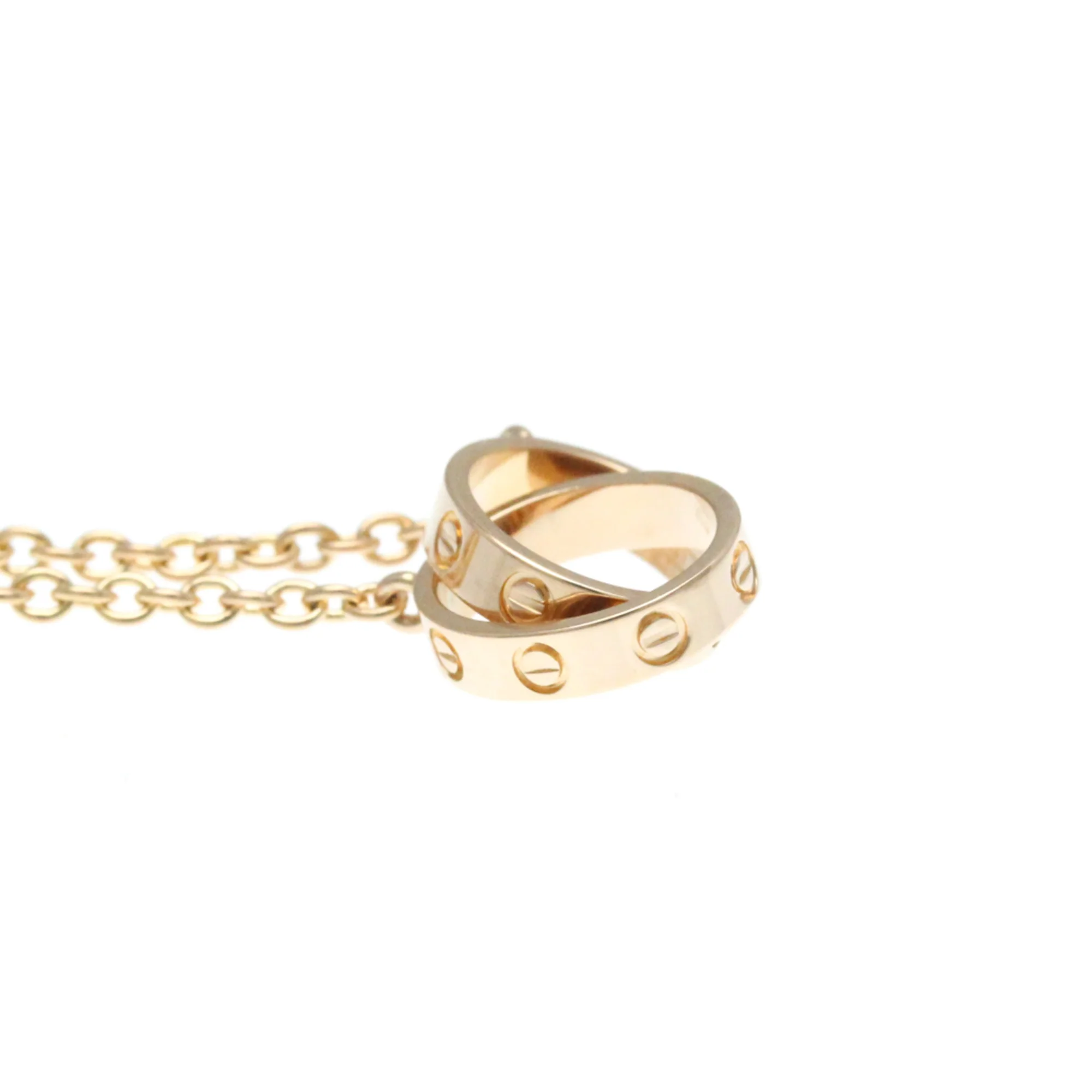 Love Pendant Necklace 18K Rose Gold - Image 2