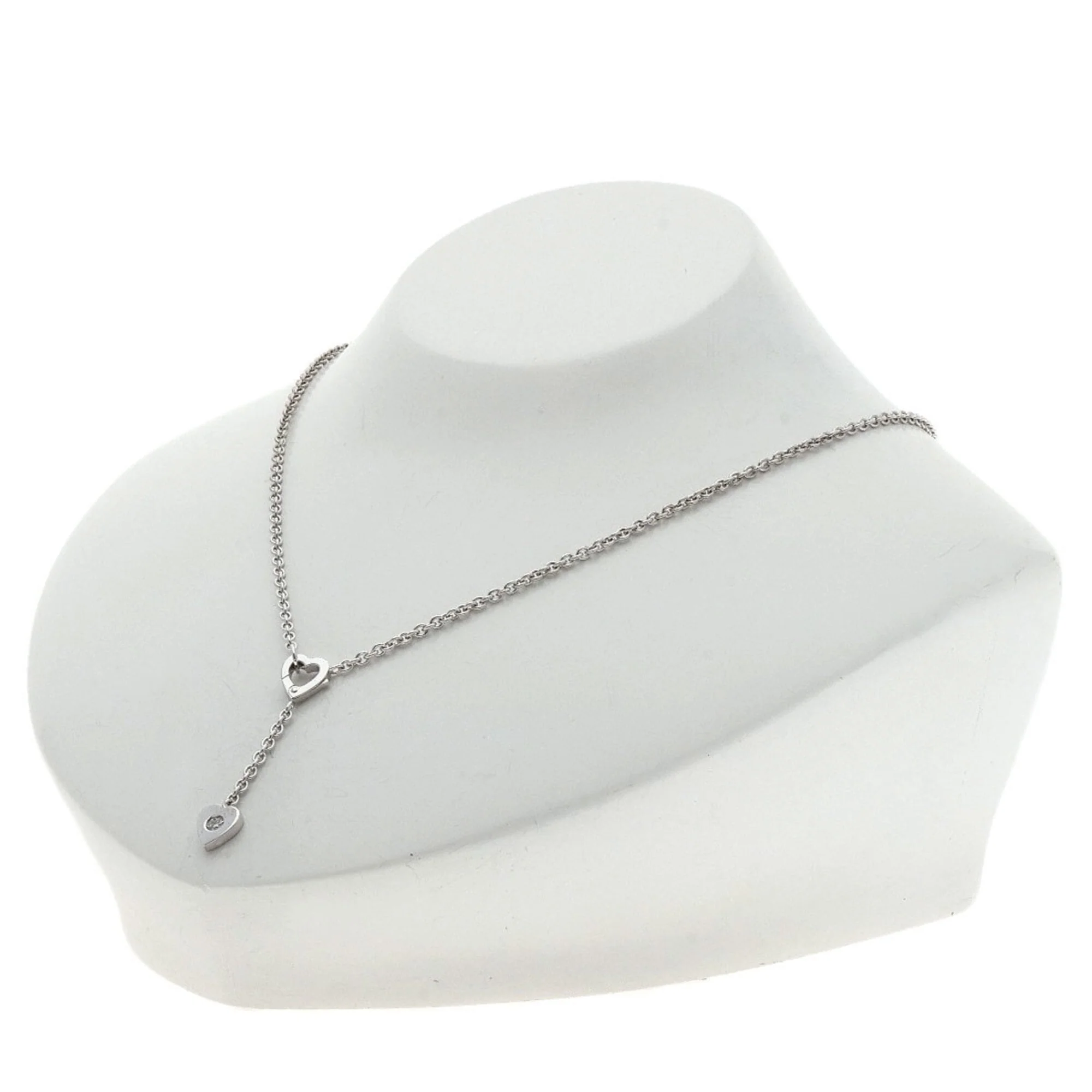 Mon Amour Pendant Necklace 18K White Gold with Diamond - Image 5