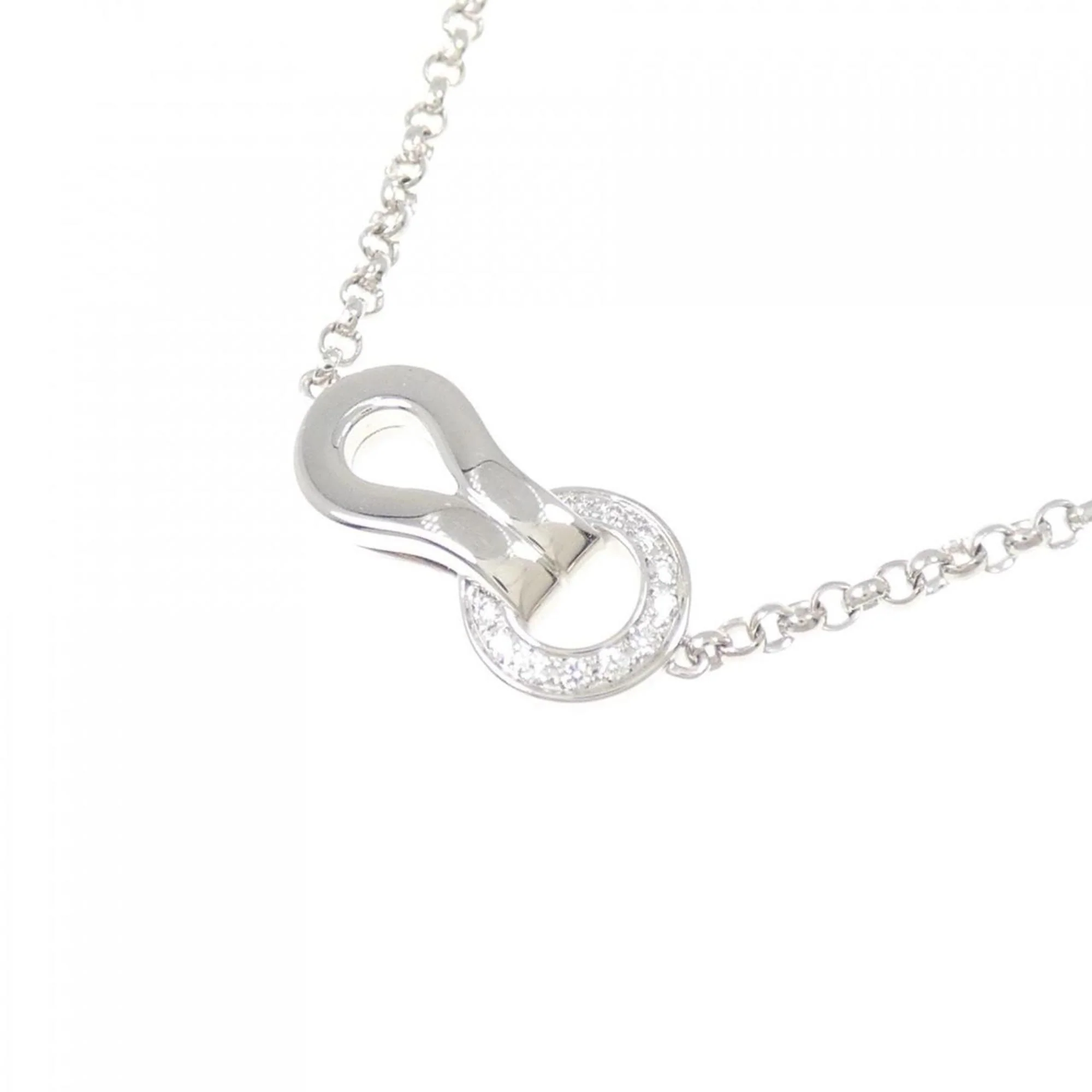 Pendant Necklace 18K White Gold - Image 3
