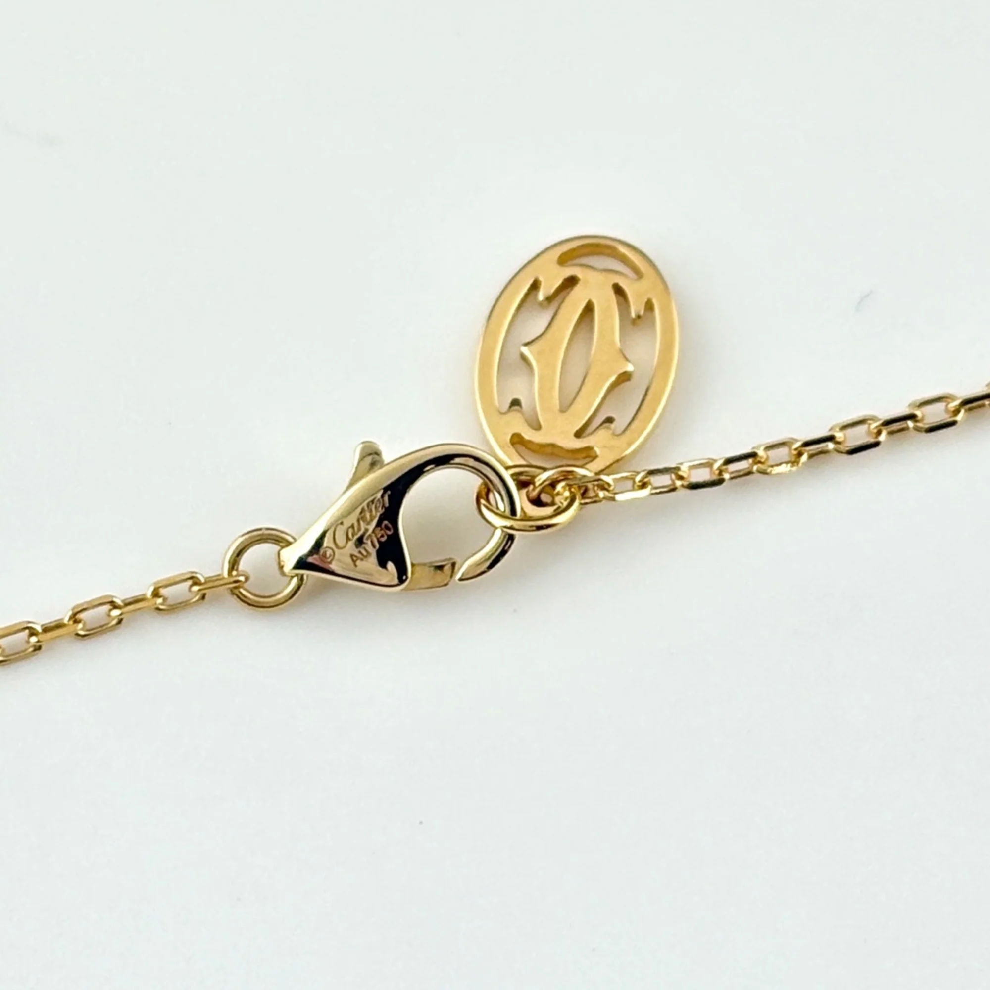 Pendant Necklace 18K Yellow Gold With Diamond Small - Image 4