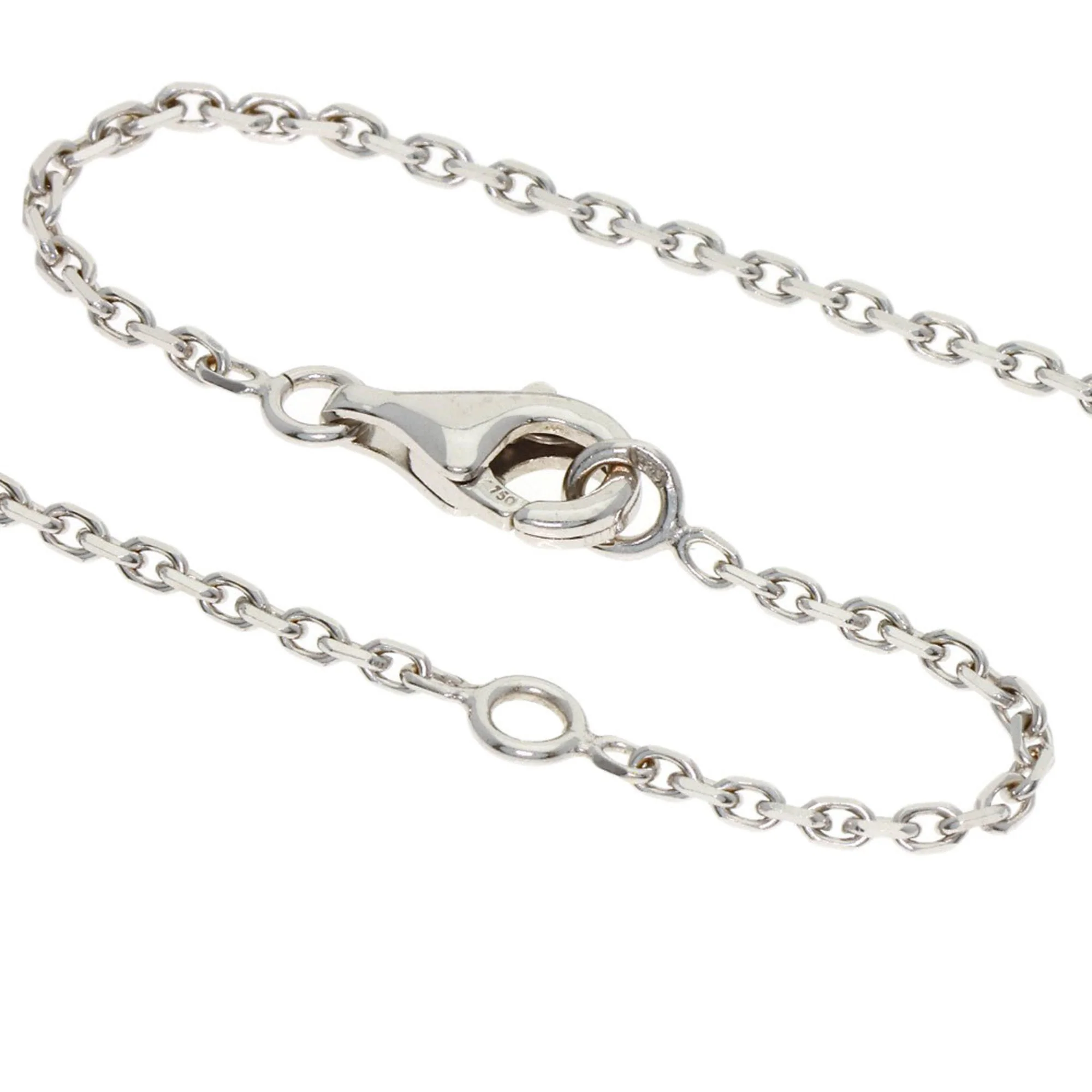 Camellia Pendant Necklace 18K White Gold with Diamond - Image 3