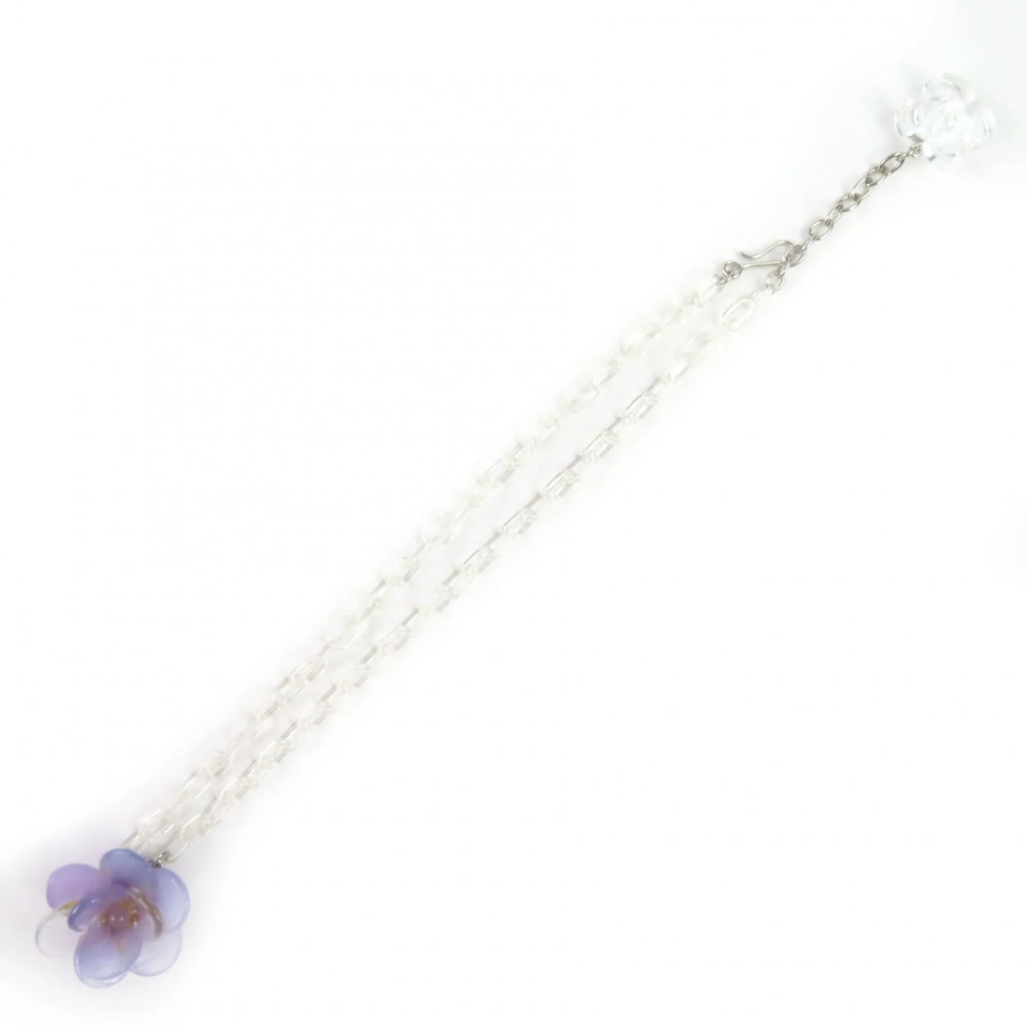 CC Logo Chain Pendant Necklace Metal - Image 6