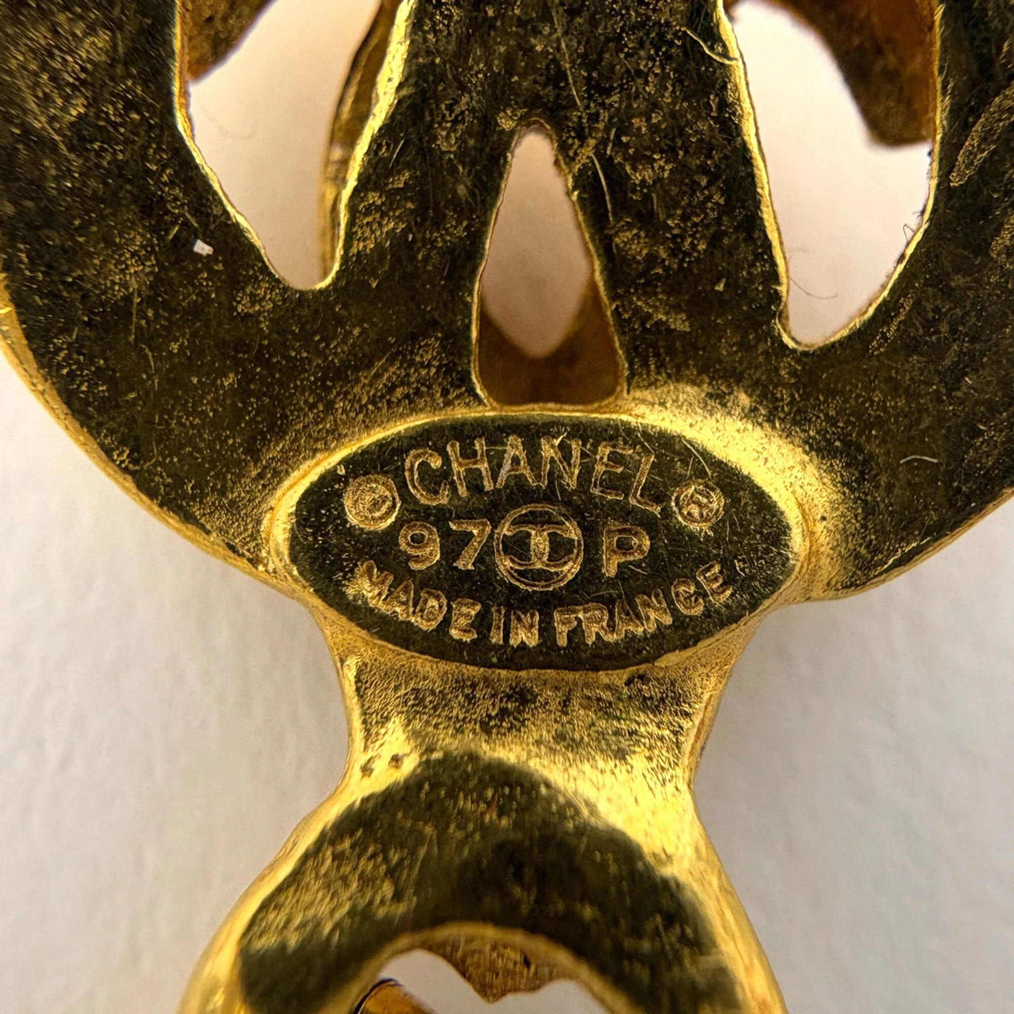 CC Logo Chain Pendant Necklace Metal - Image 5