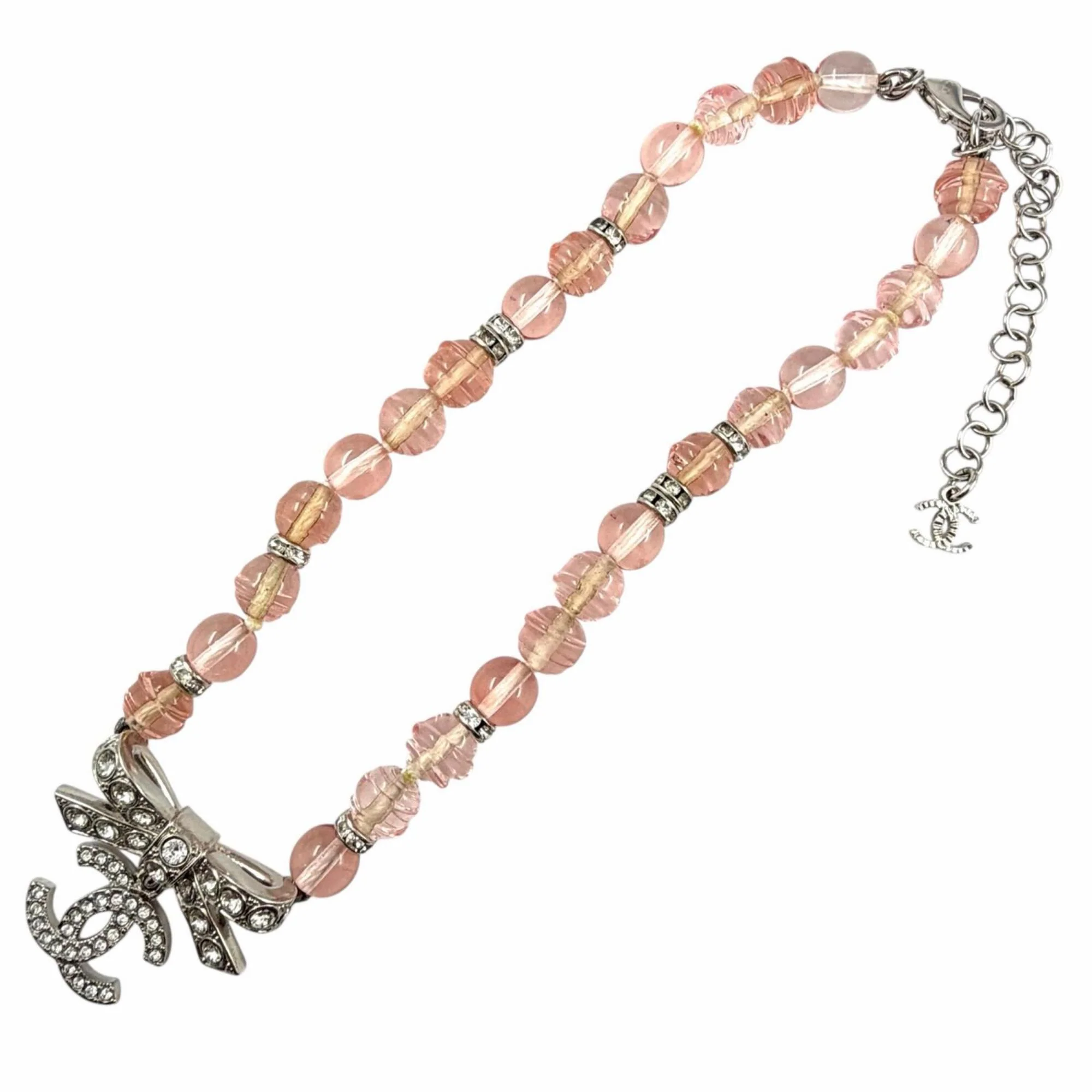 CC Logo Necklace Sterling Silver - Image 5
