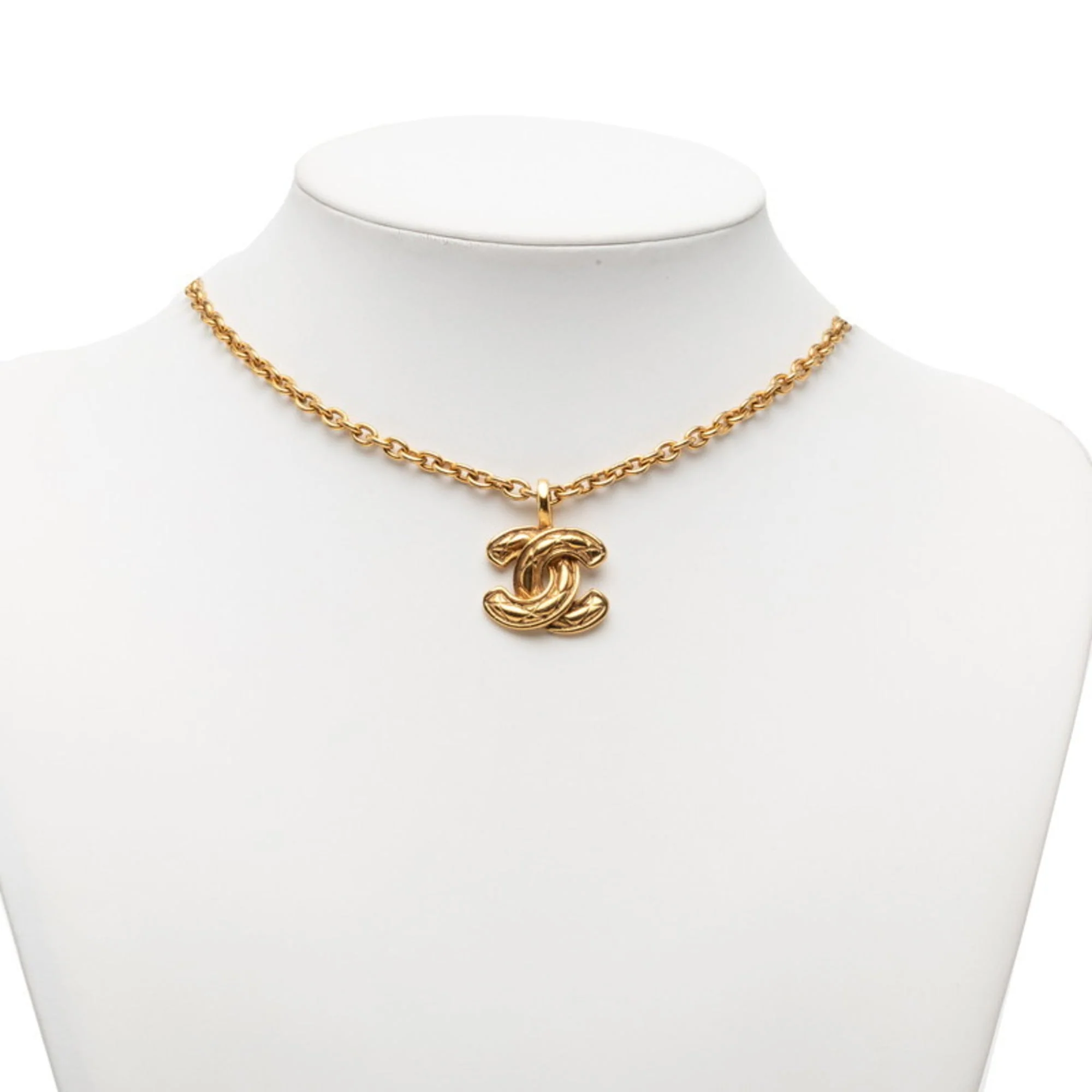 CC Logo Pendant Necklace Metal - Image 6