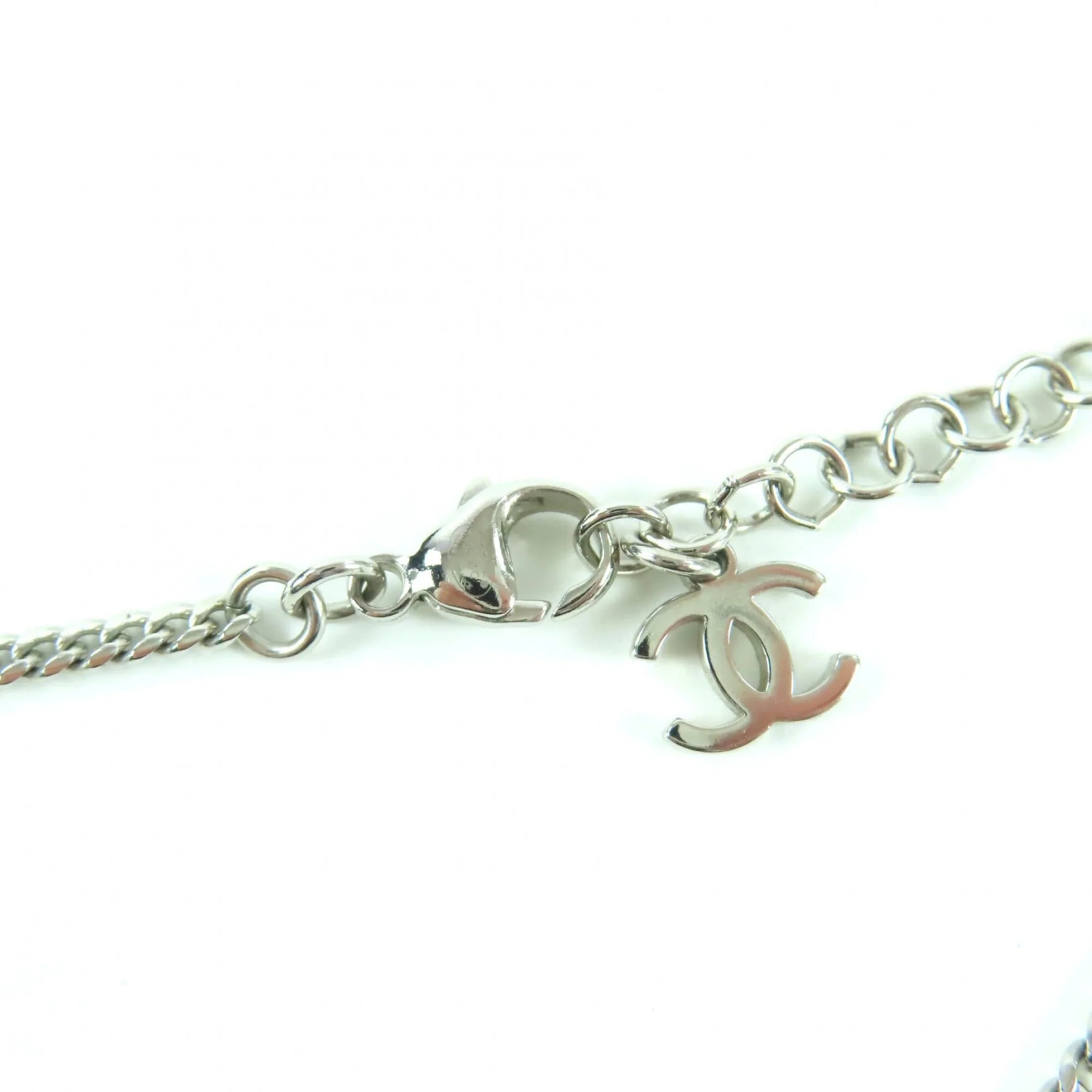 CC Logo Pendant Necklace Sterling Silver - Image 6
