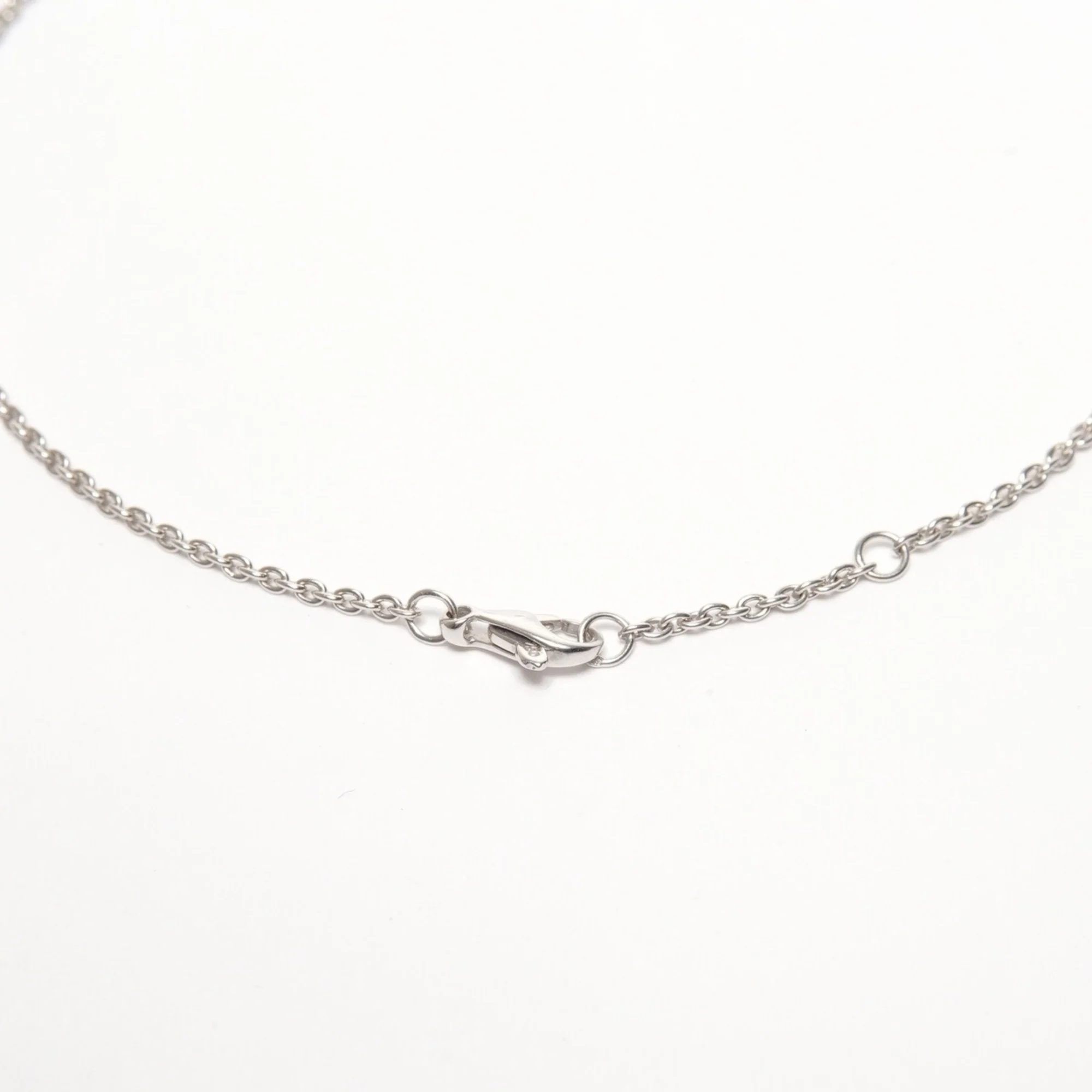 Pendant Necklace 18K White Gold with Diamond - Image 7