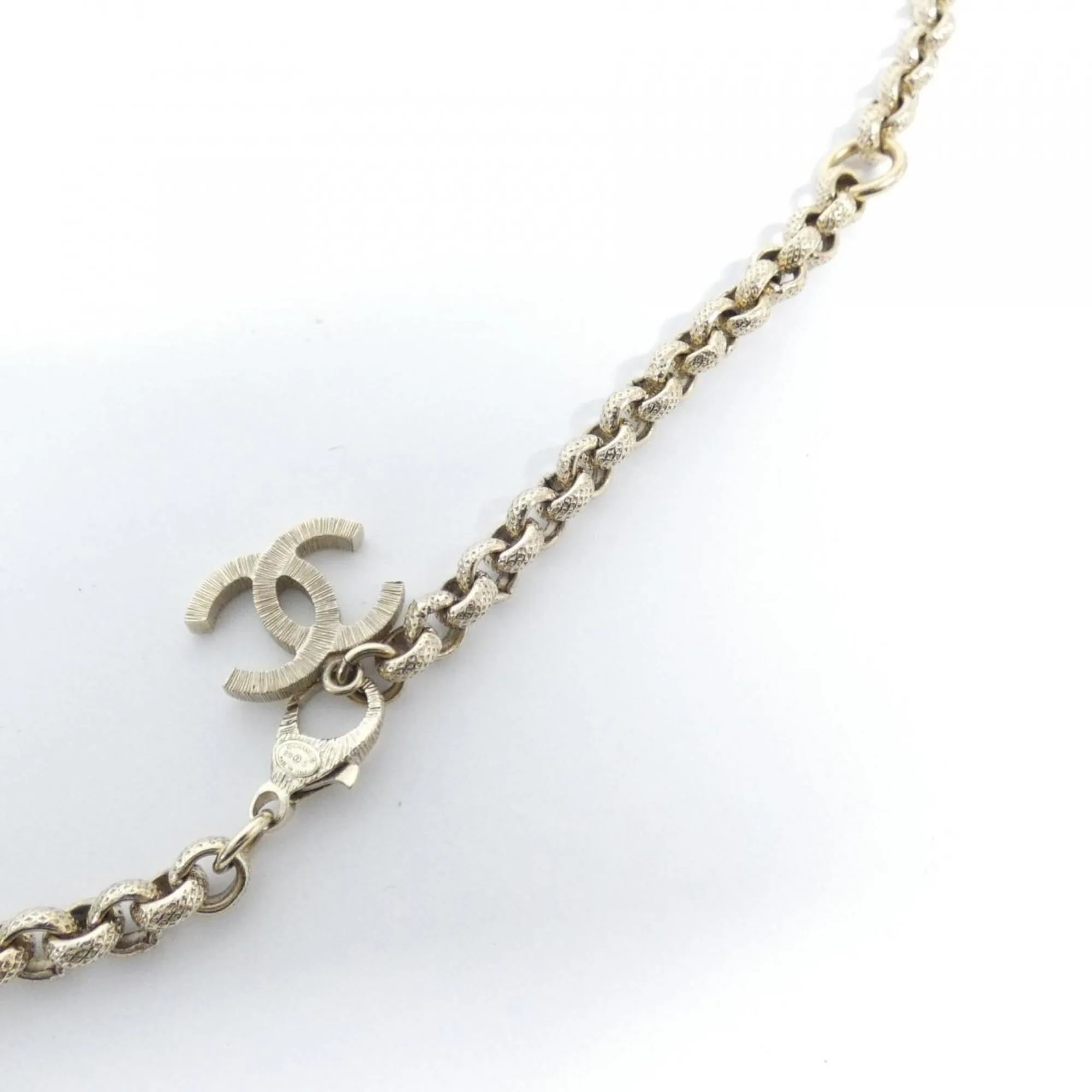 Pendant Necklace Clear Gold - Image 6