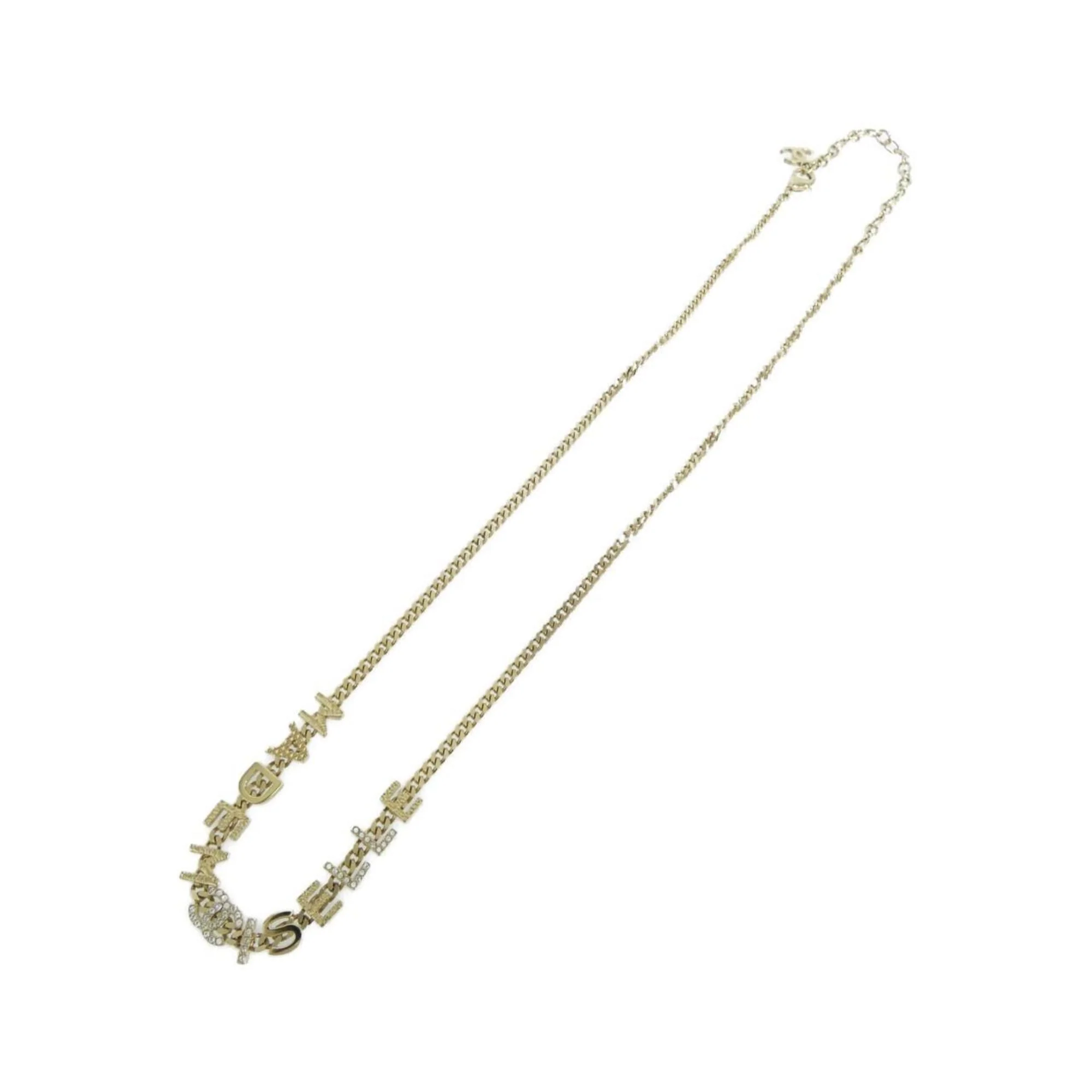 Pendant Necklace Gold with Crystal - Image 2