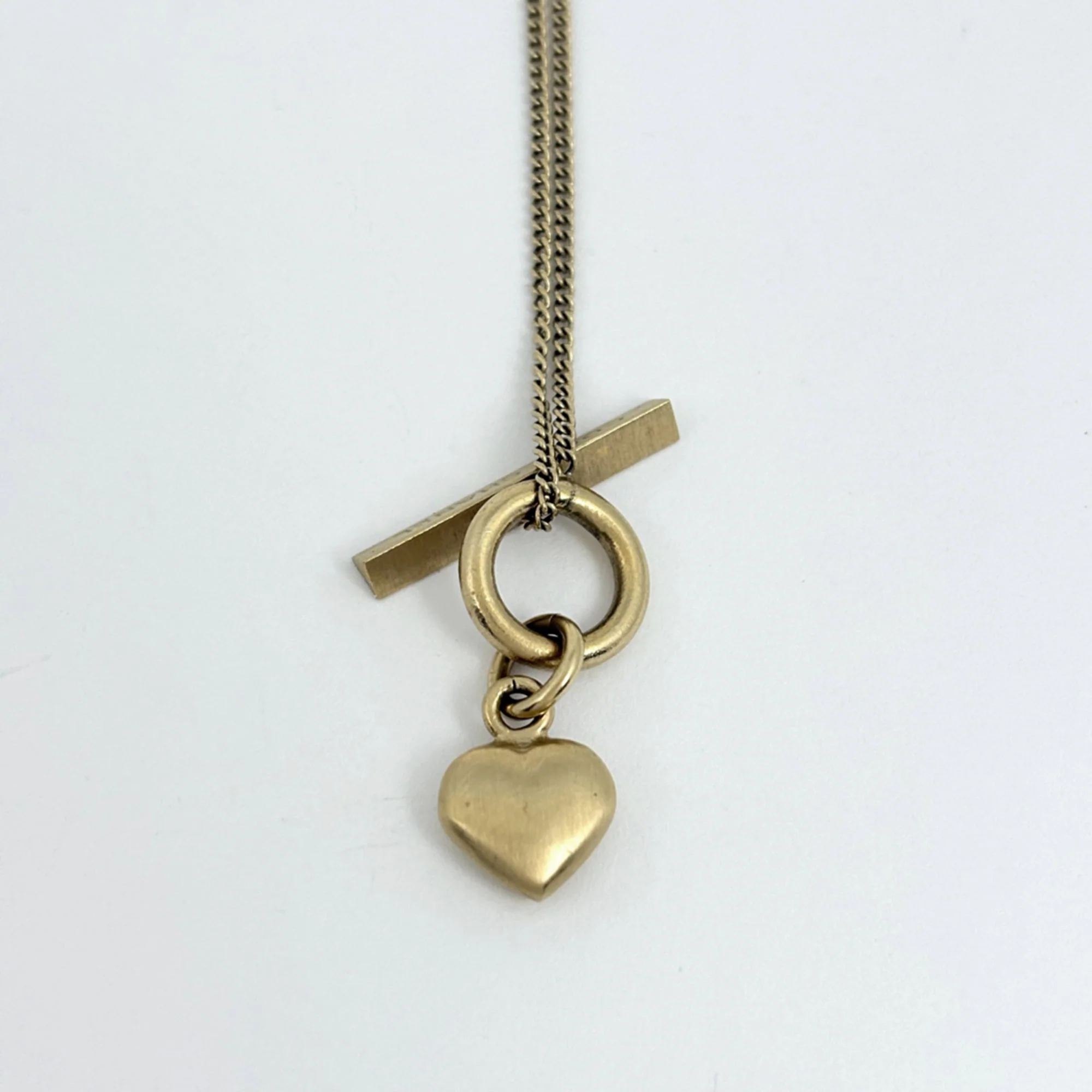 Pendant Necklace Metal Heart - Image 2