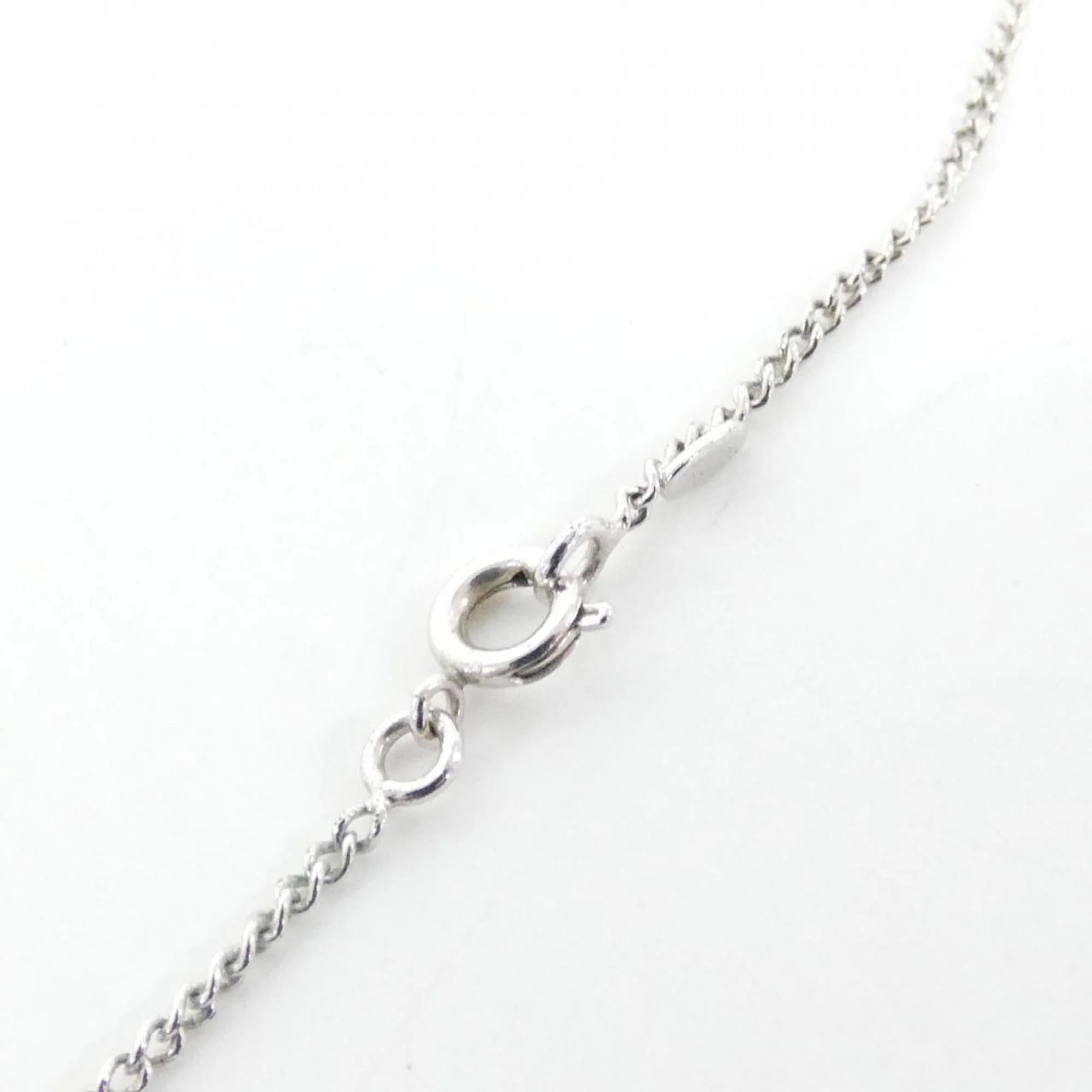 Pendant Necklace Metal Ivory Silver White - Image 5