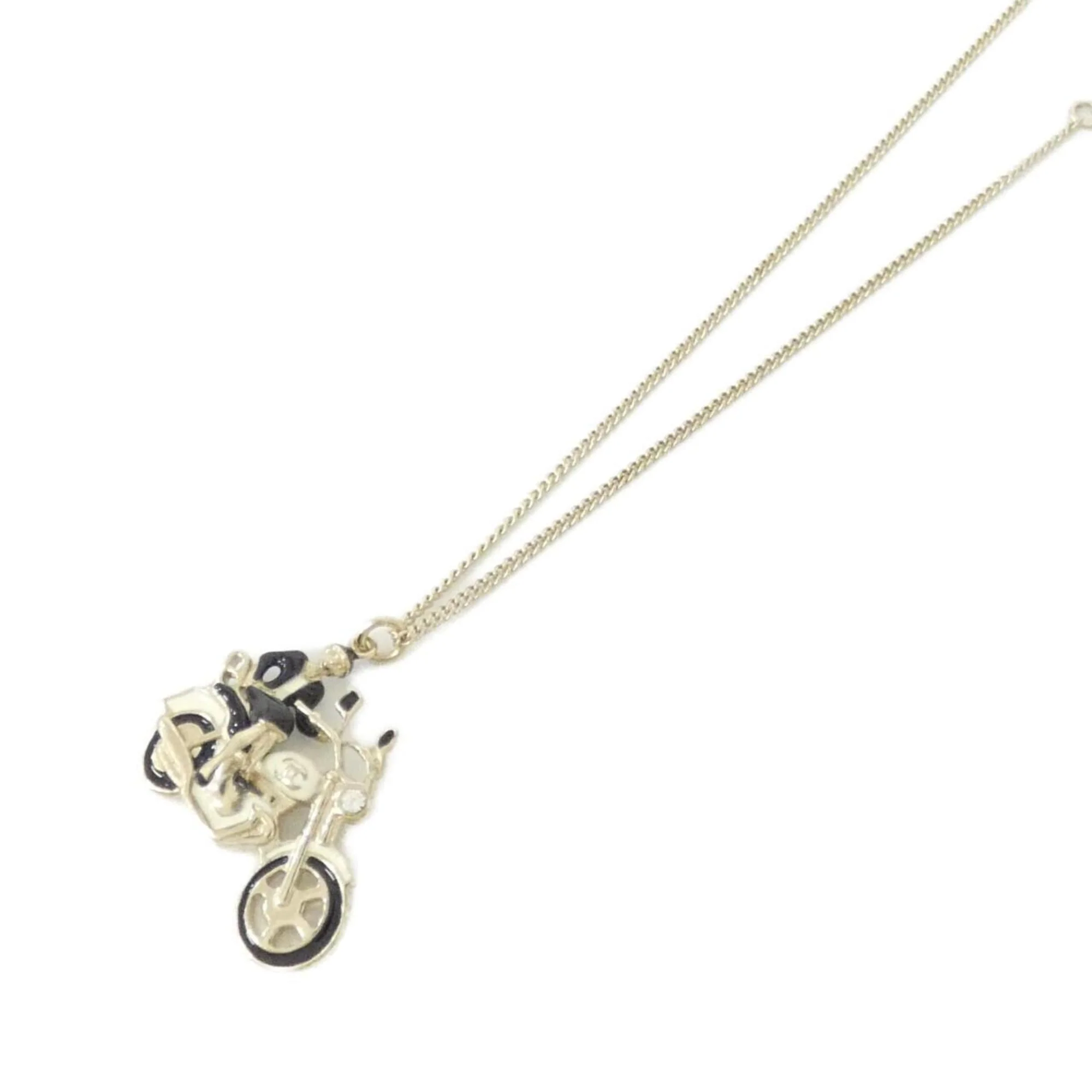 Pendant Necklace Metal with Crystal