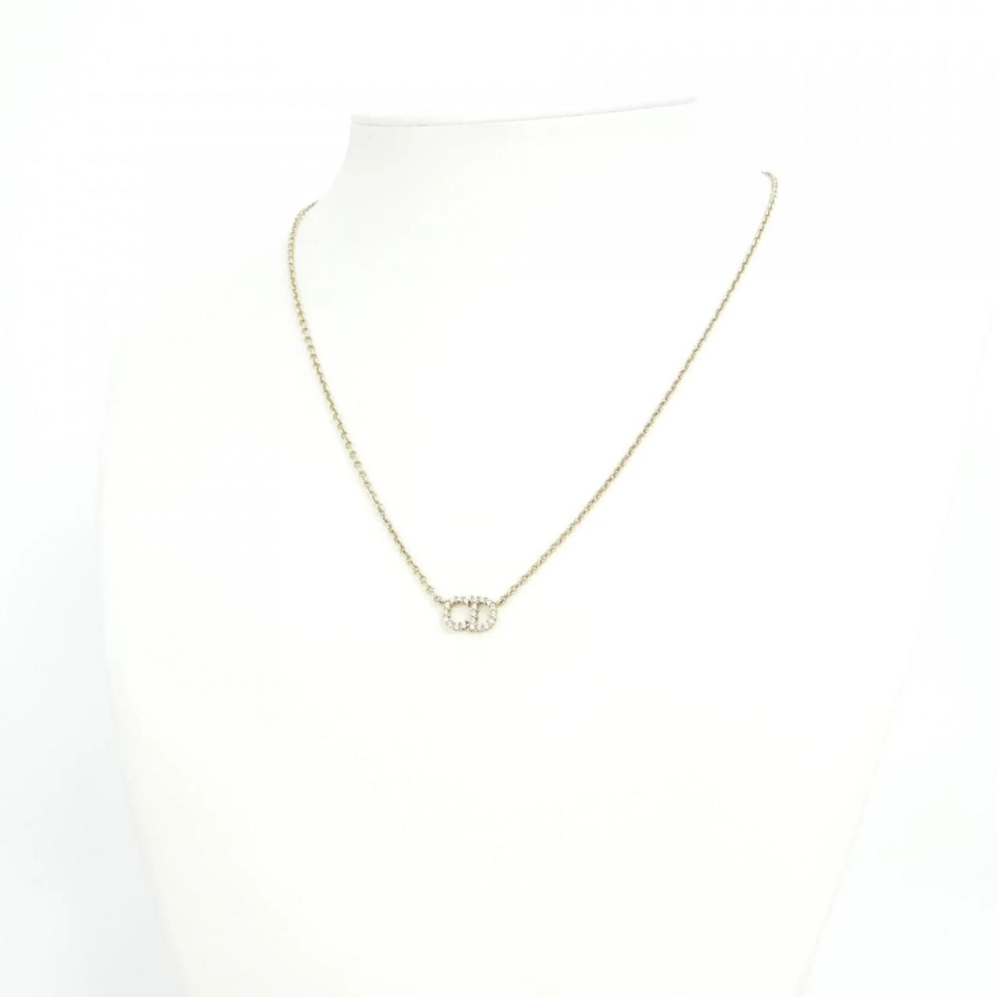Claire Di Lune Pendant Necklace Clear and Gold - Image 5