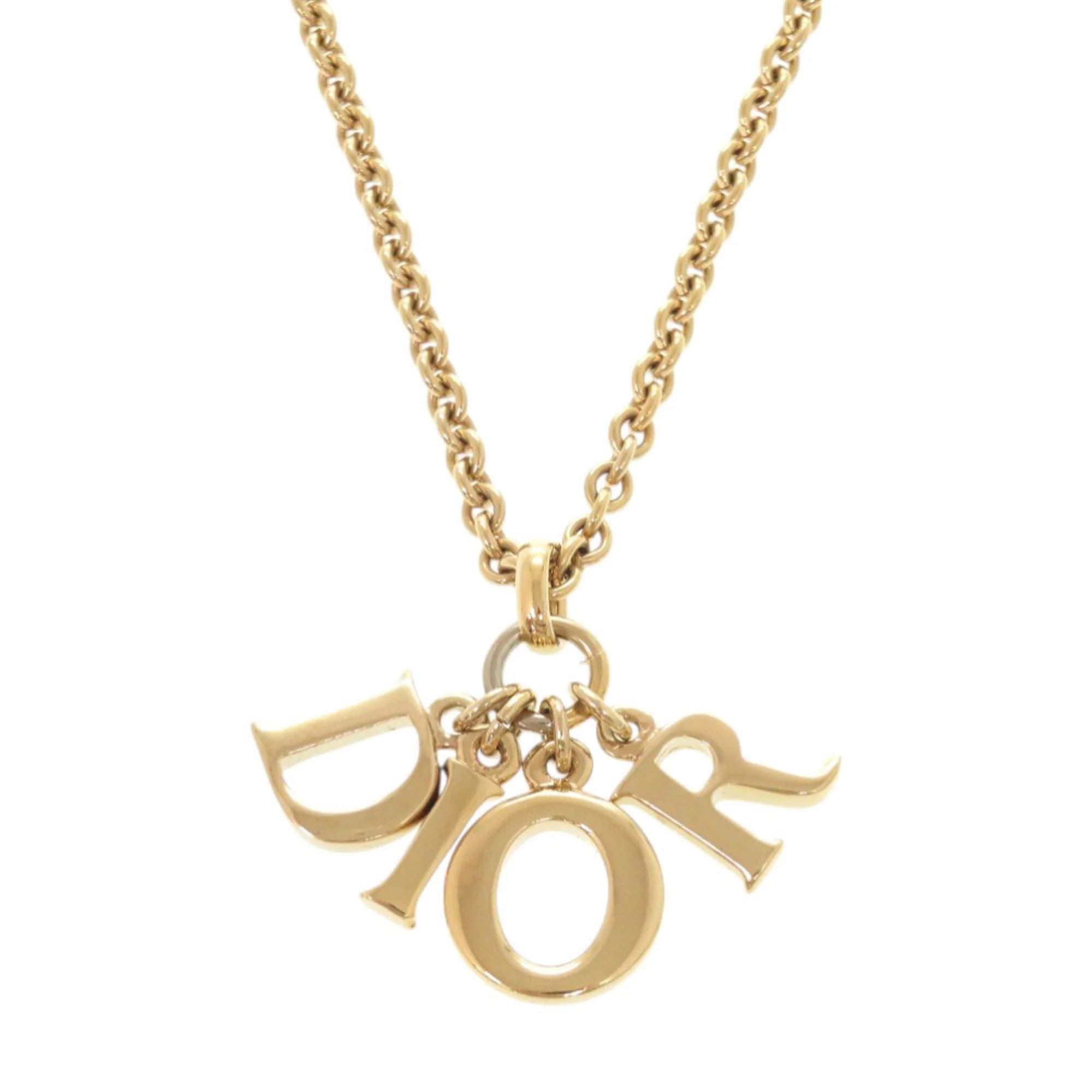 Pendant Necklace Metal Gold
