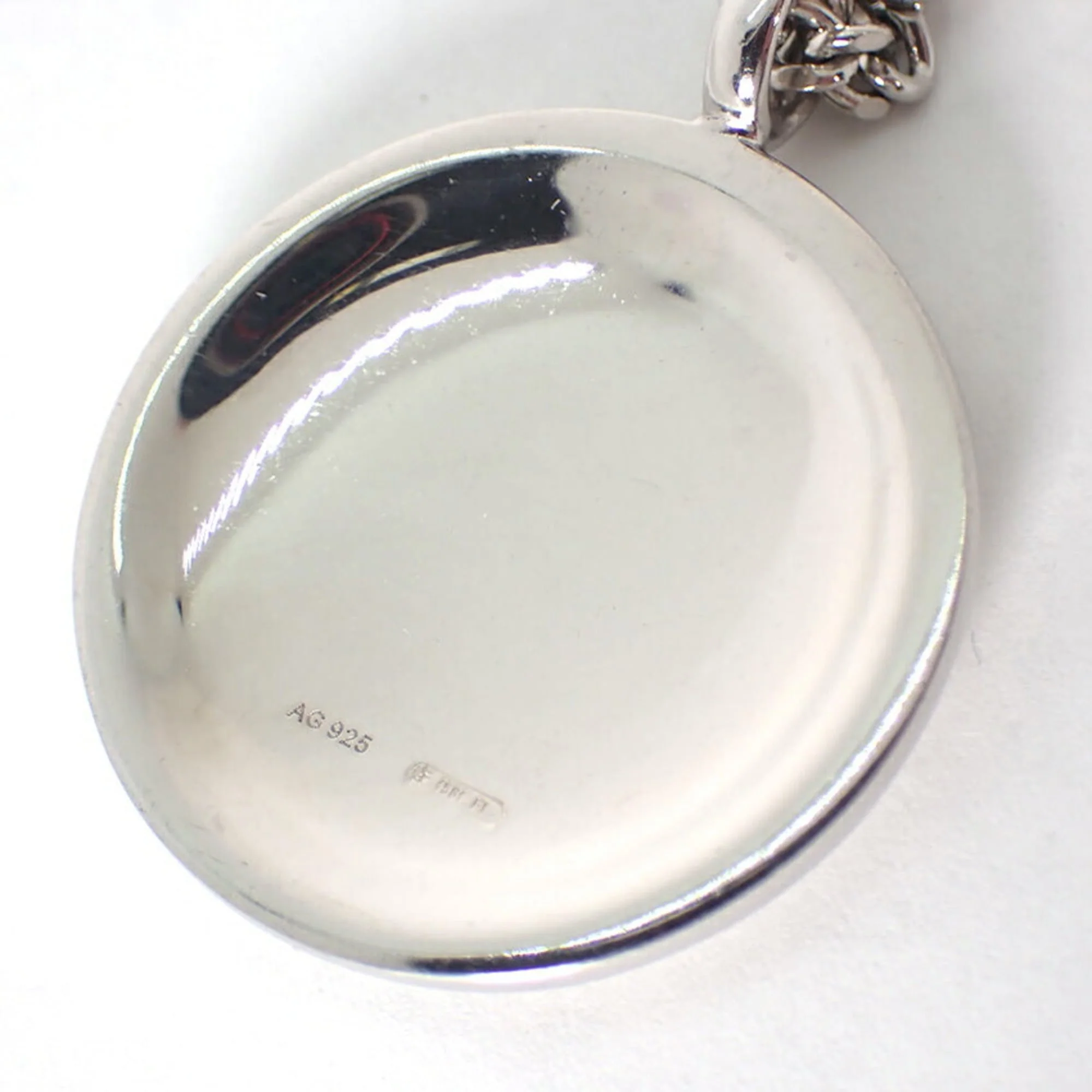 Emblem Crest Pendant Necklace Sterling Silver - Image 8