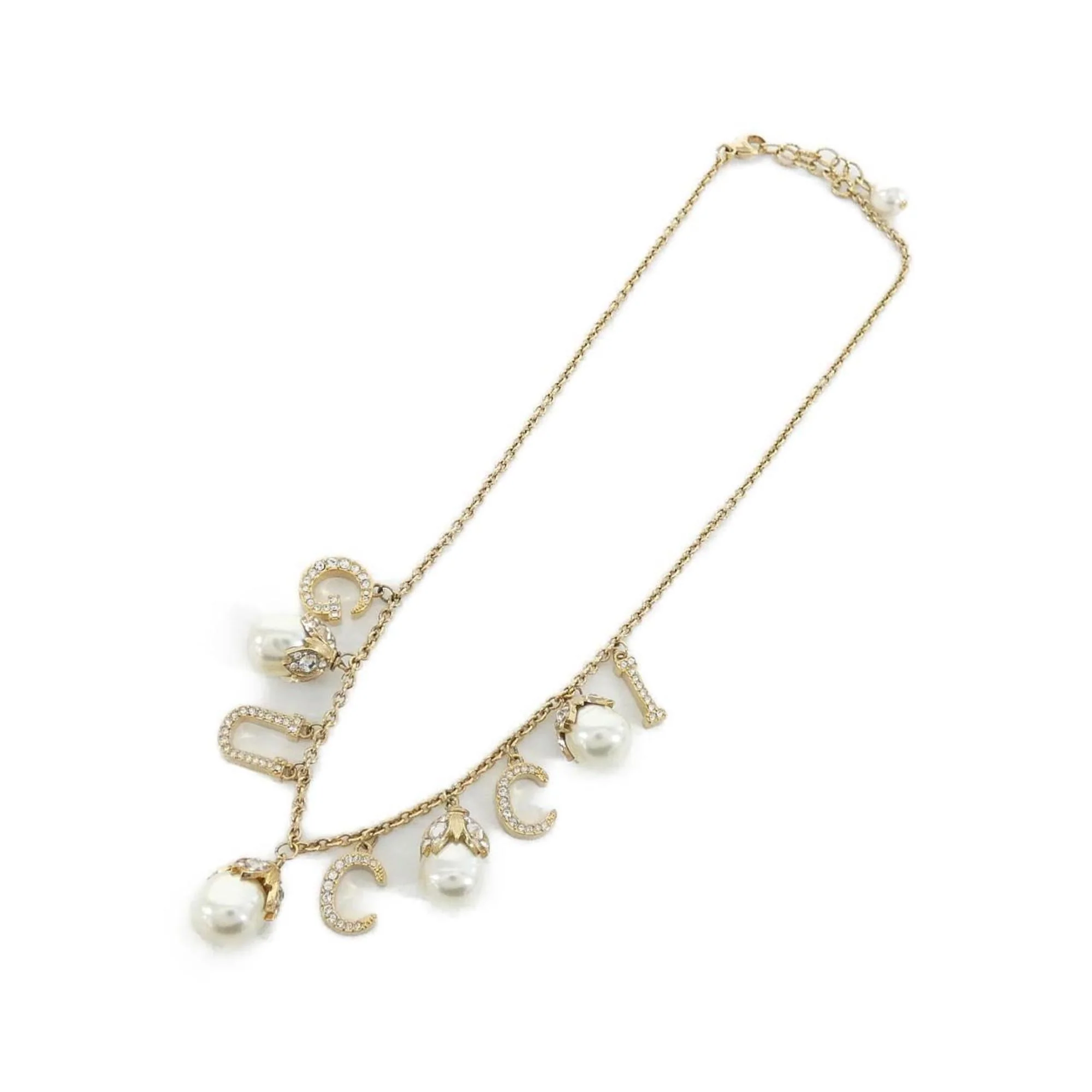 Pendant Necklace Gold-Tone Metal - Image 2