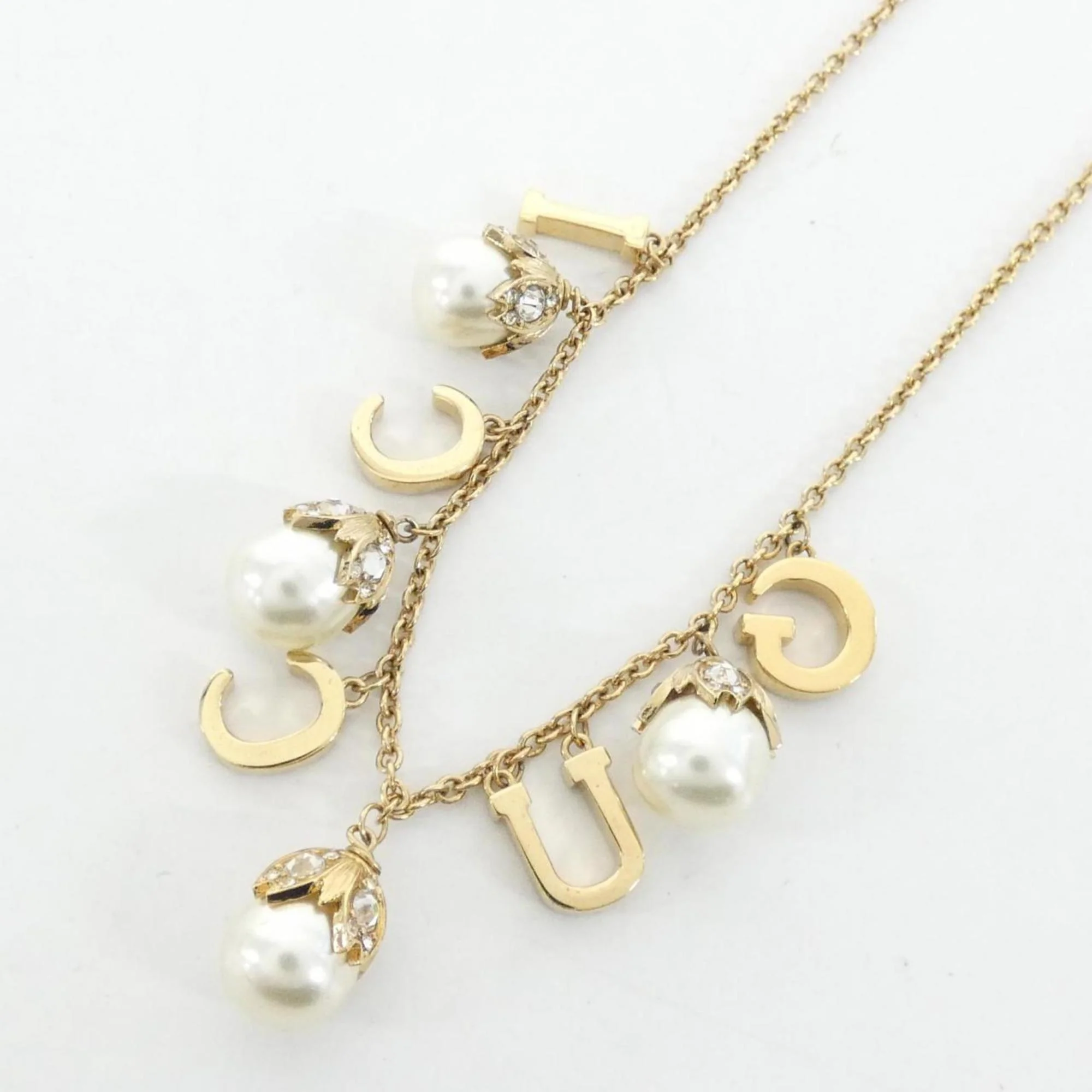 Pendant Necklace Gold-Tone Metal - Image 3